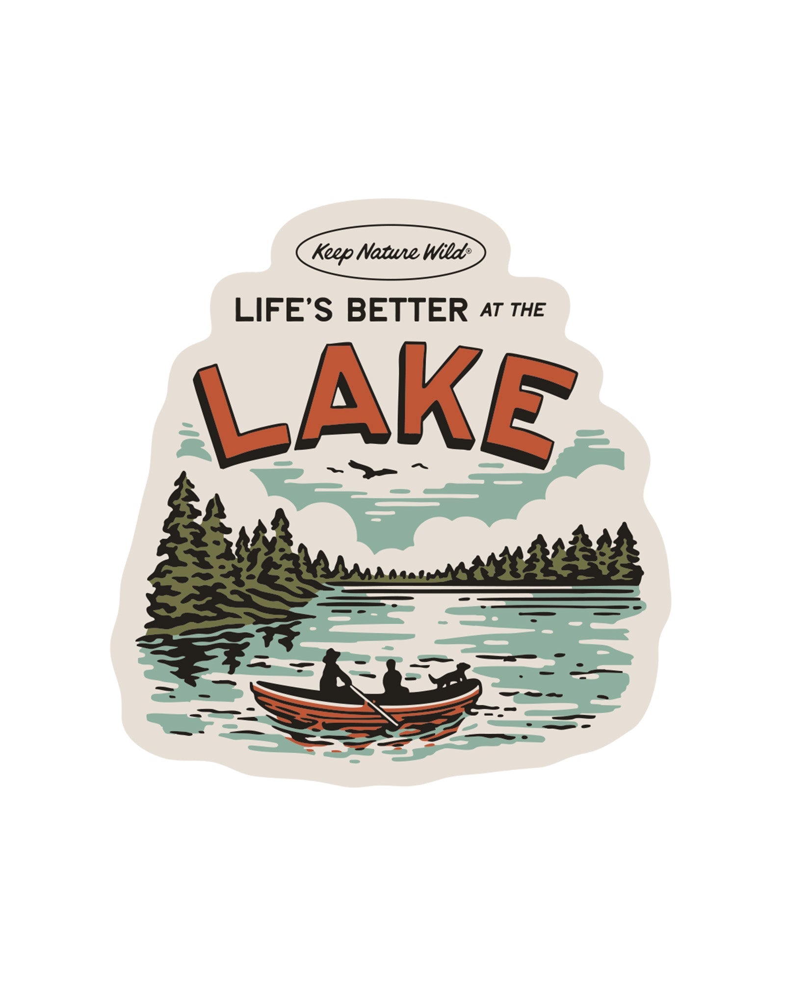 Life's Better At The Lake | Sticker