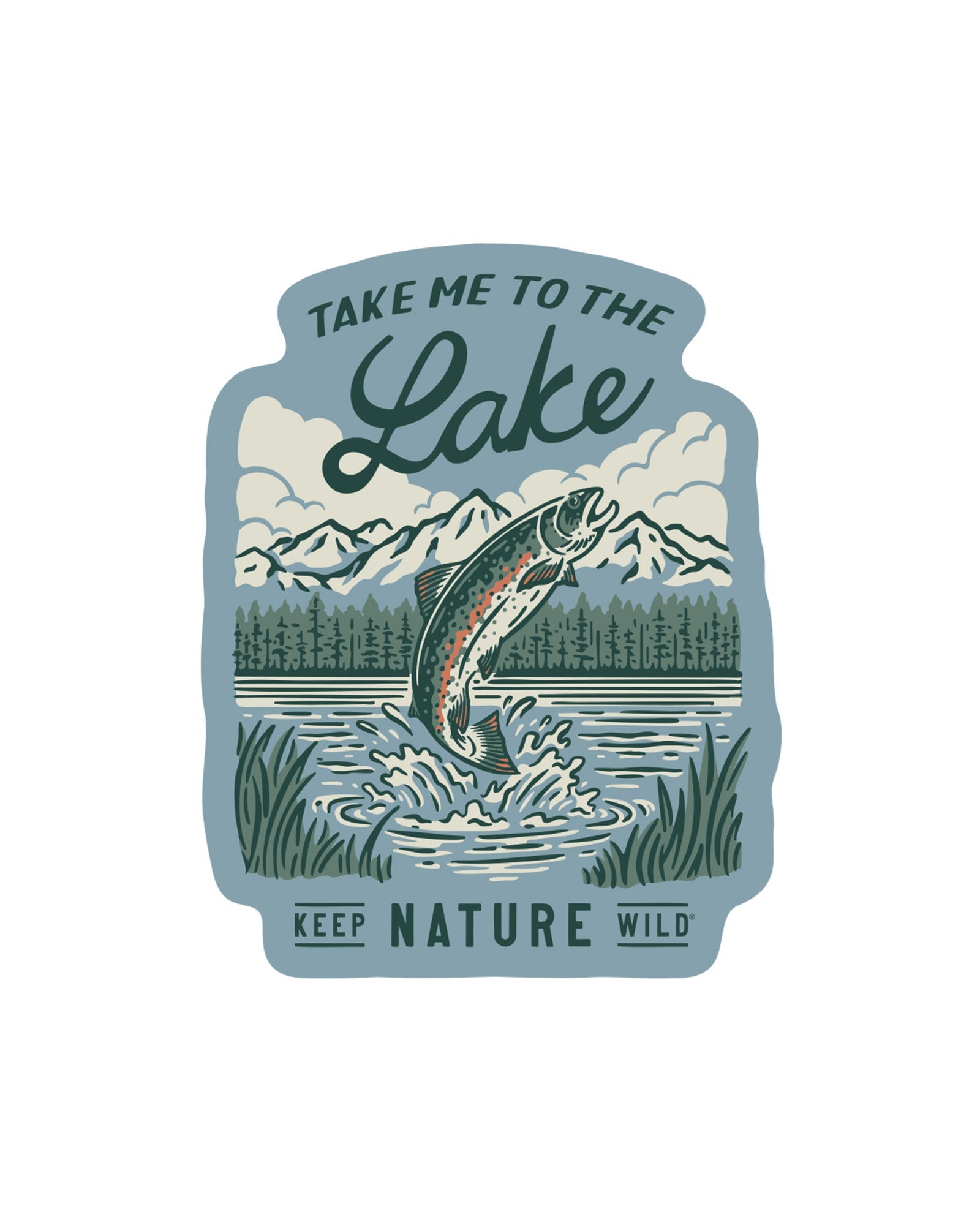 Take Me To The Lake | Sticker