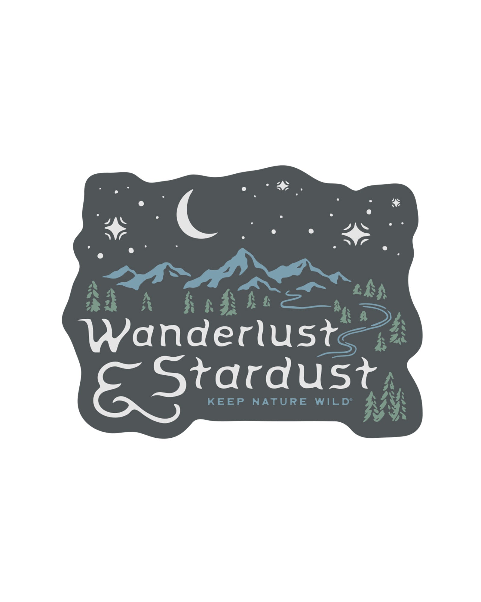 Wanderlust & Stardust | Sticker