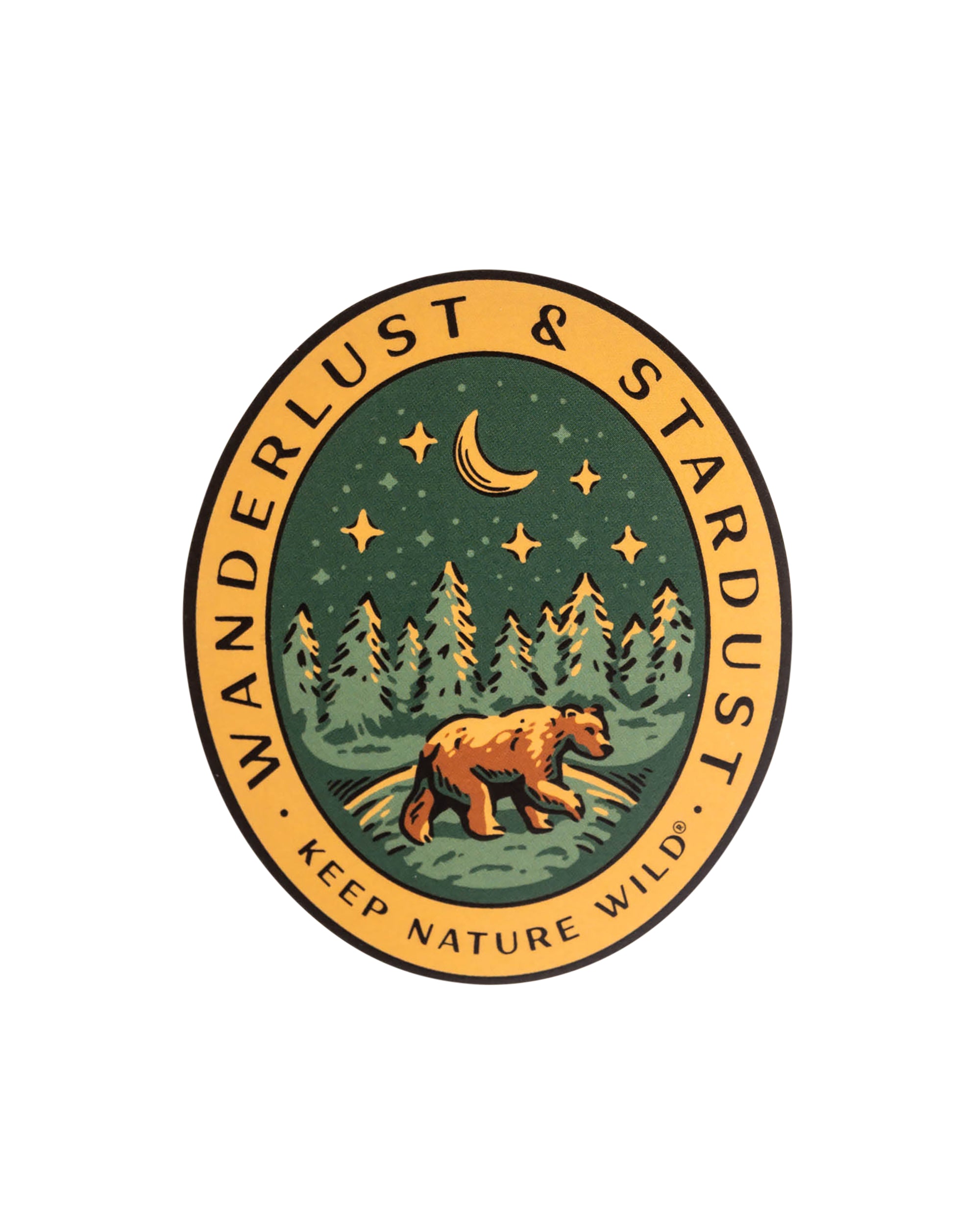 Wanderlust & Stardust Bear | Sticker