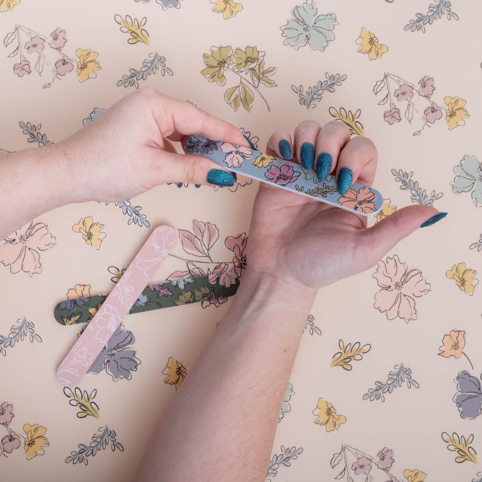 Cait + Co Wild Blossom Emery Board: Pre Loaded Display