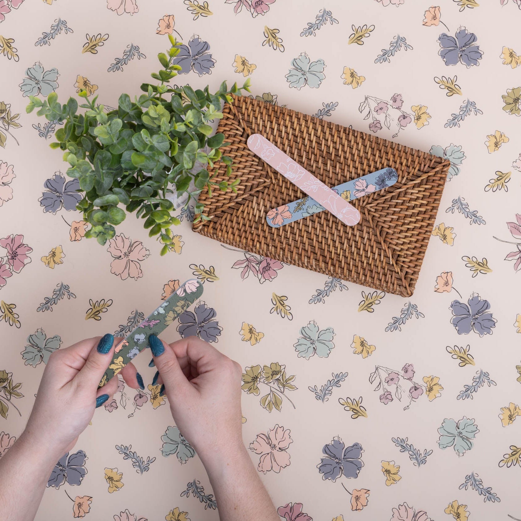 Cait + Co Wild Blossom Emery Board: Pre Loaded Display