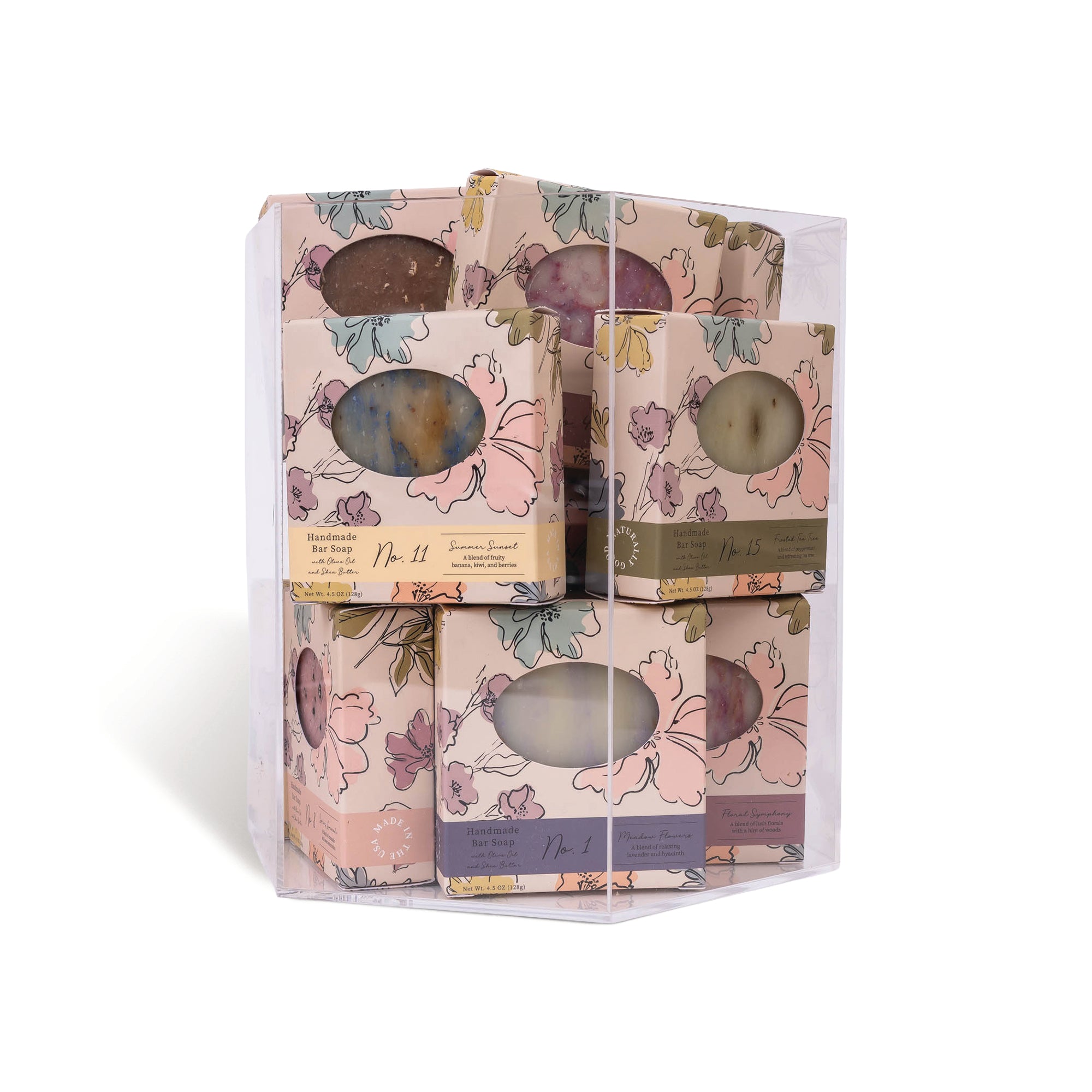 Wild Blossom Hexagon Display Only: Empty