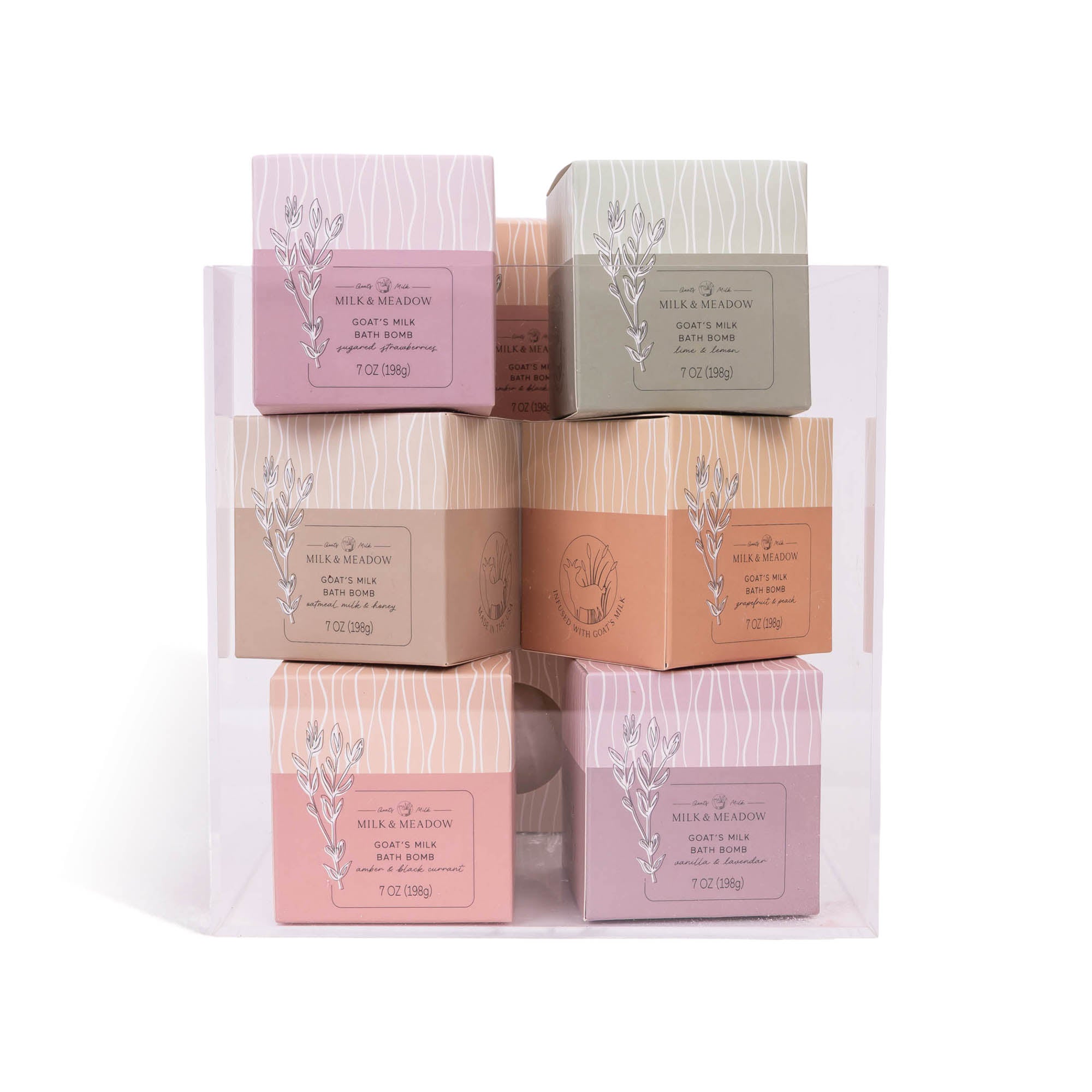 Milk & Meadow Cube Display Only: Empty