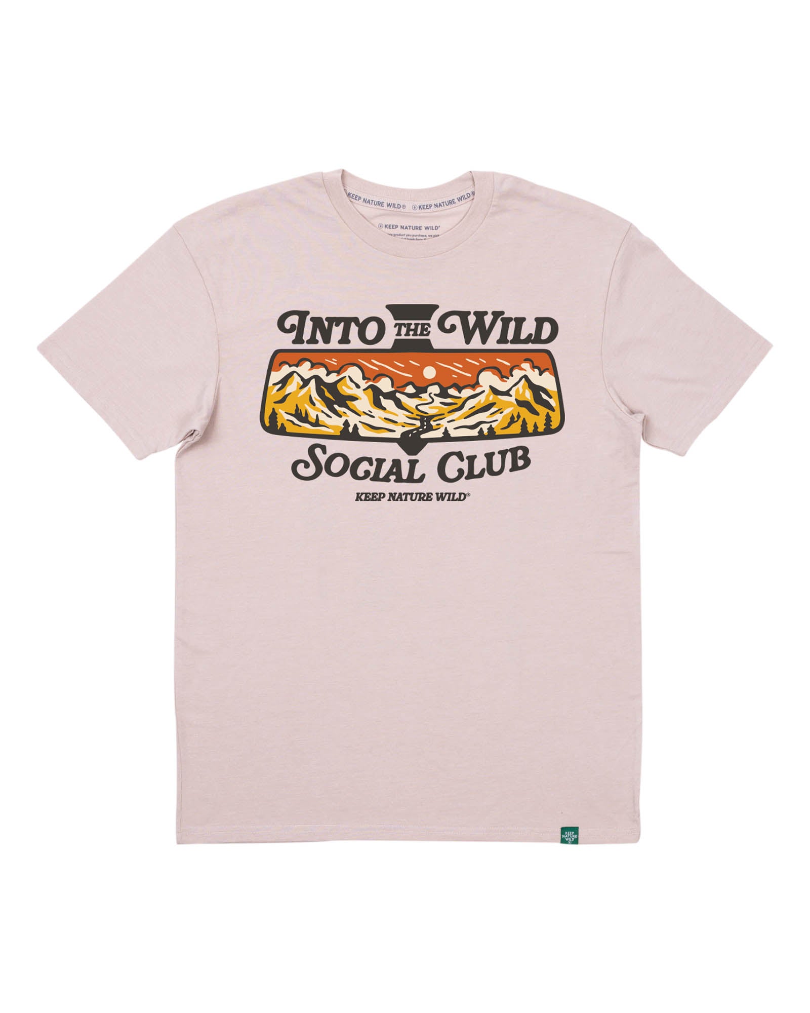 Into the Wild Social Club | Unisex Tee | Heather Tan