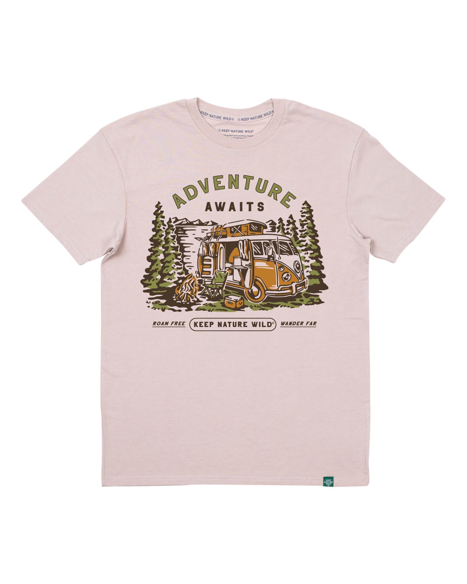 Adventure Awaits | Unisex Tee | Heather Tan