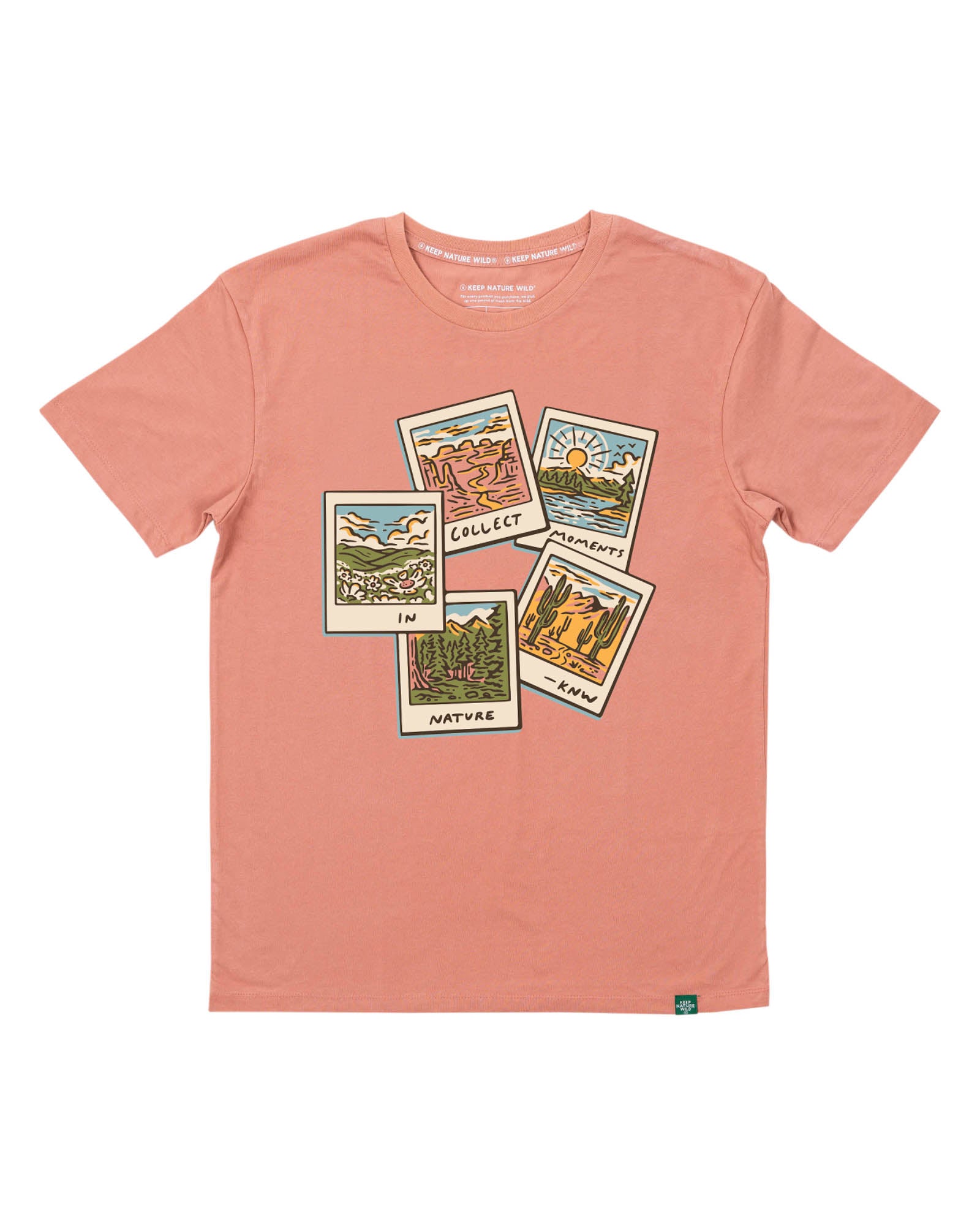 Collect Moments in Nature | Unisex Tee | Canyon Rose