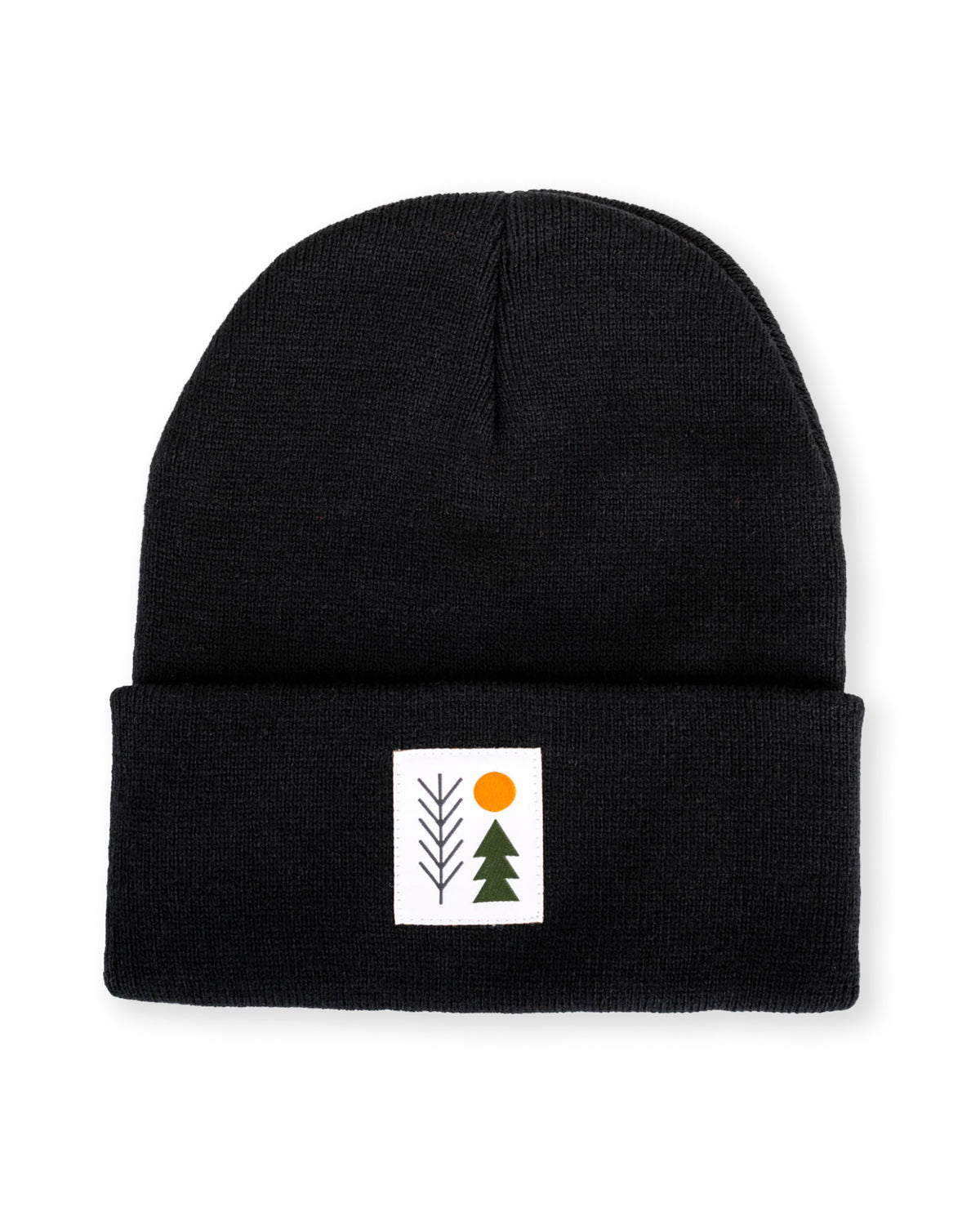 Evergreen Cuffed Beanie | Black