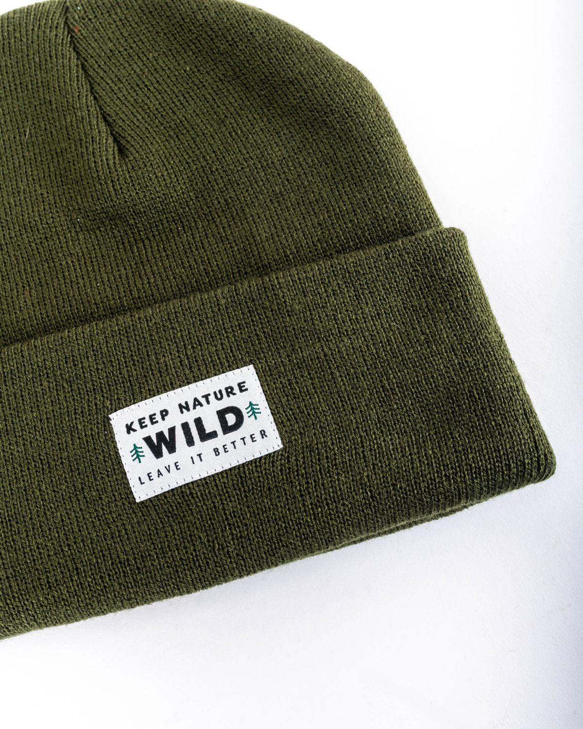 Twin Pines Cuffed Beanie | Olive