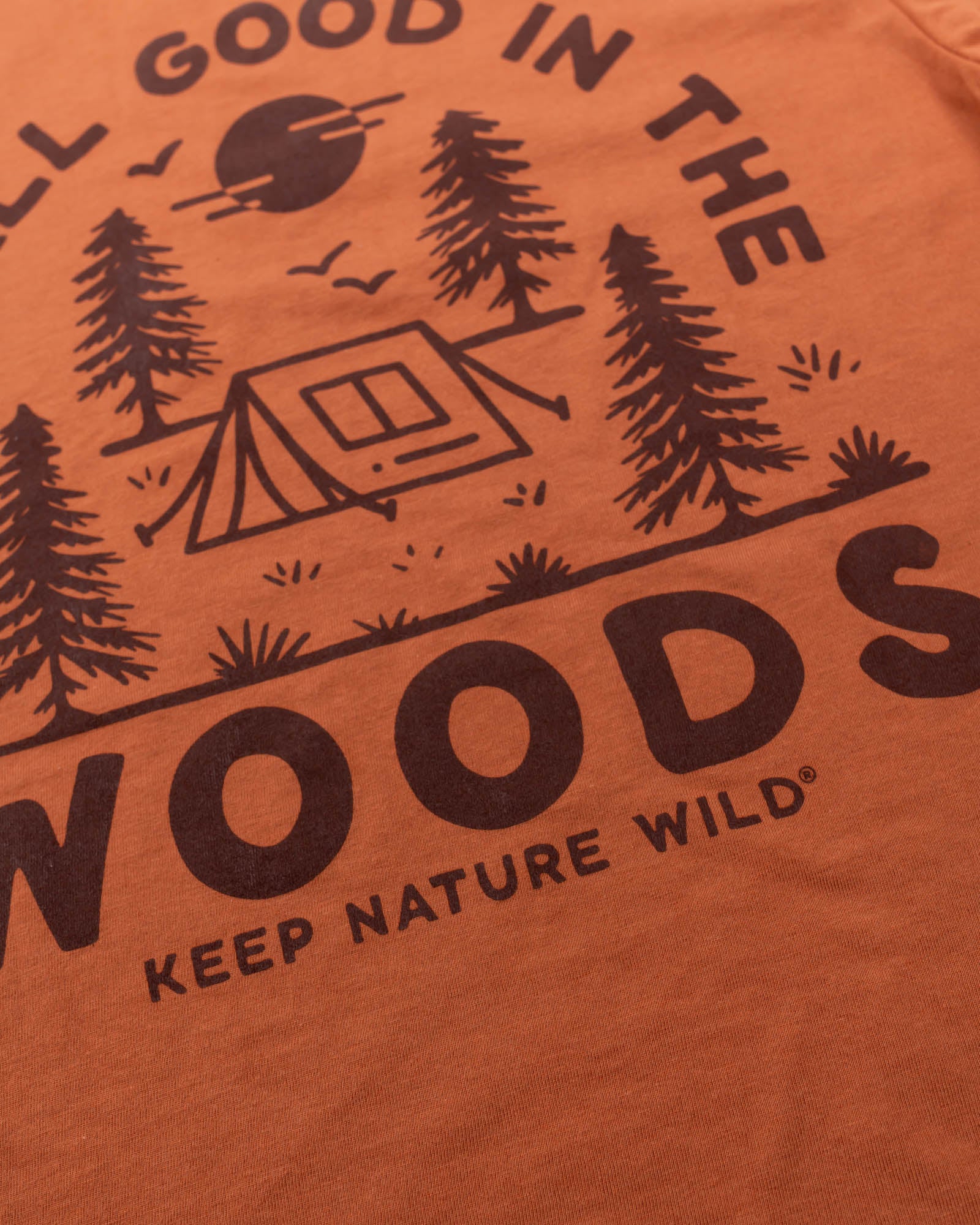Good in the Woods Unisex Long Sleeve Tee | Redwood