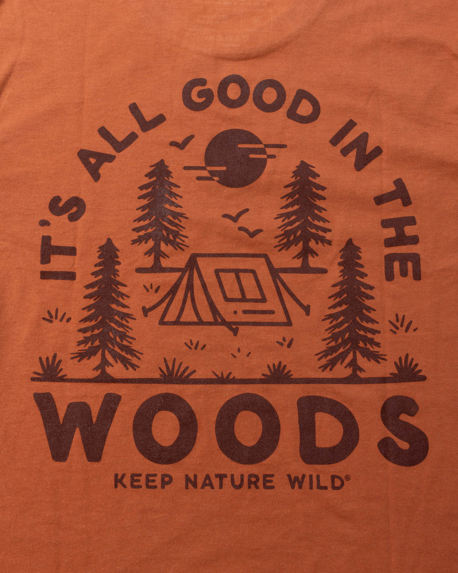 Good in the Woods Unisex Long Sleeve Tee | Redwood