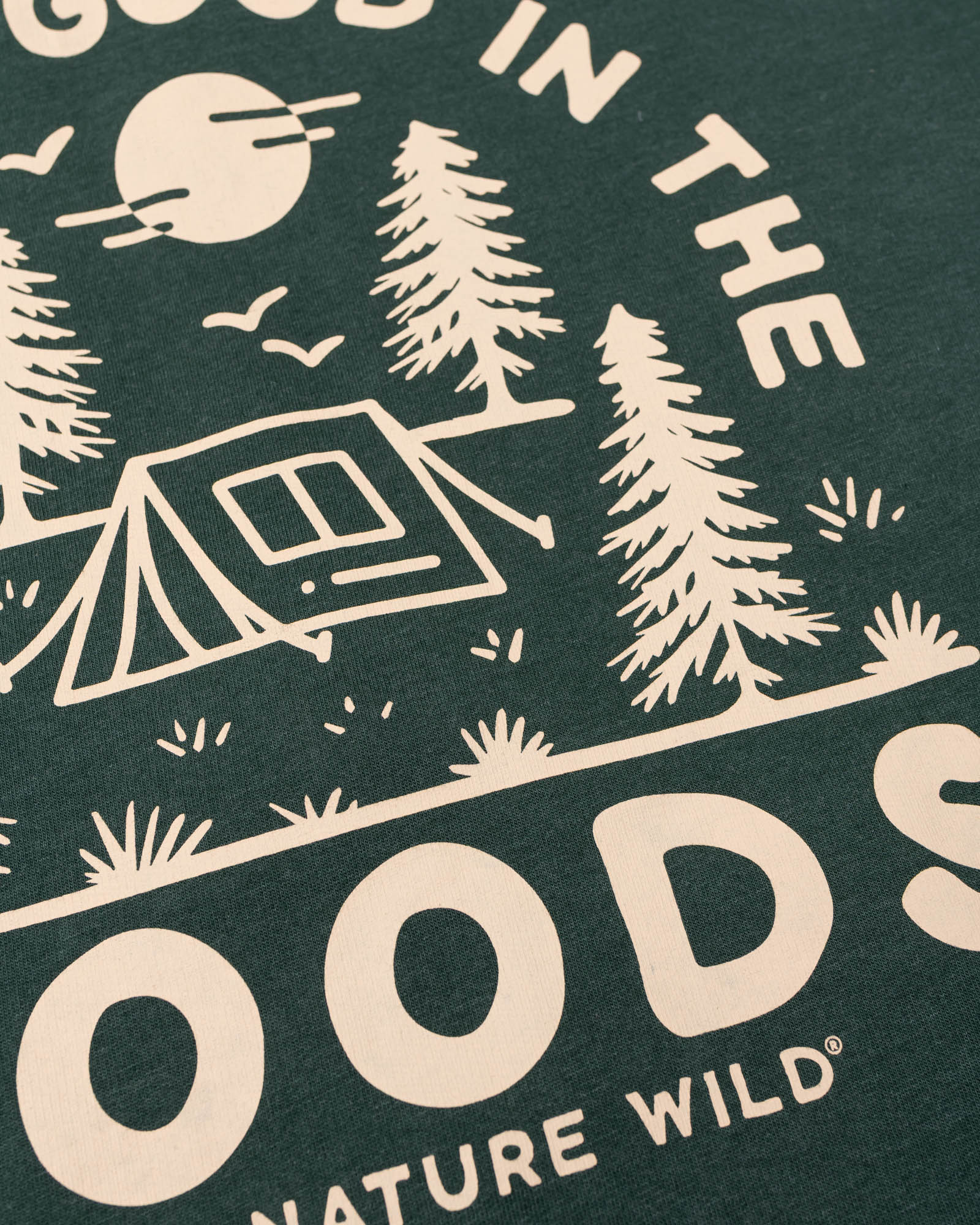 Good In The Woods Zip-Up Hoodie | Heather Forest