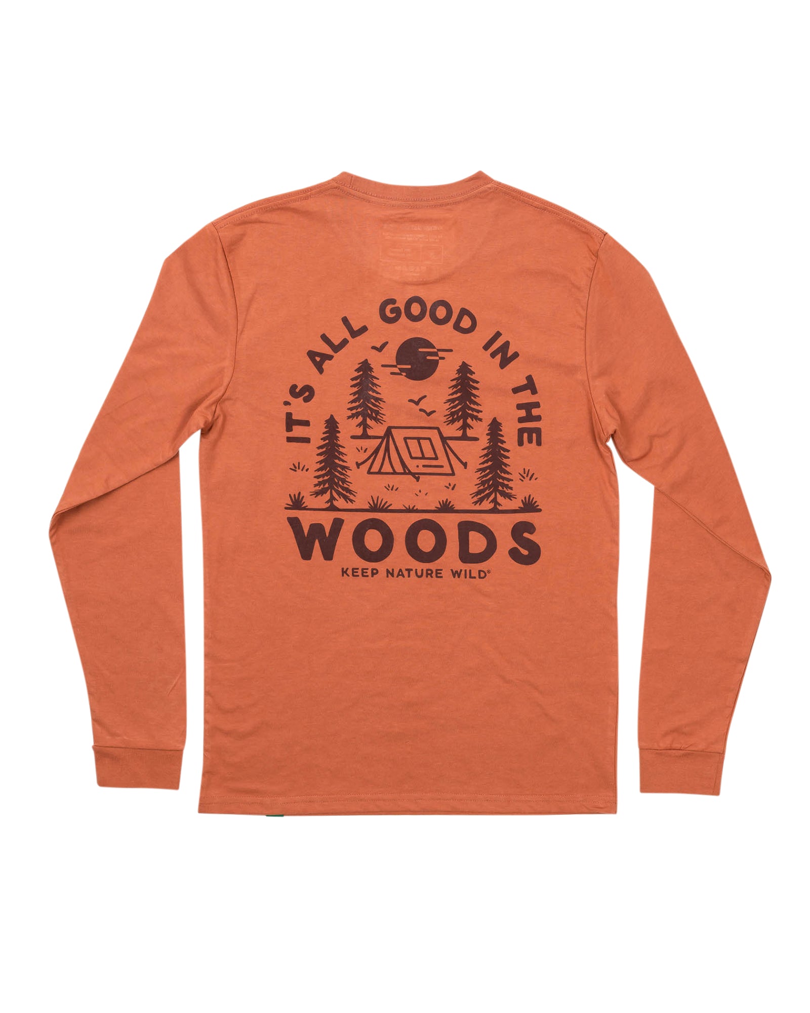 Good in the Woods Unisex Long Sleeve Tee | Redwood