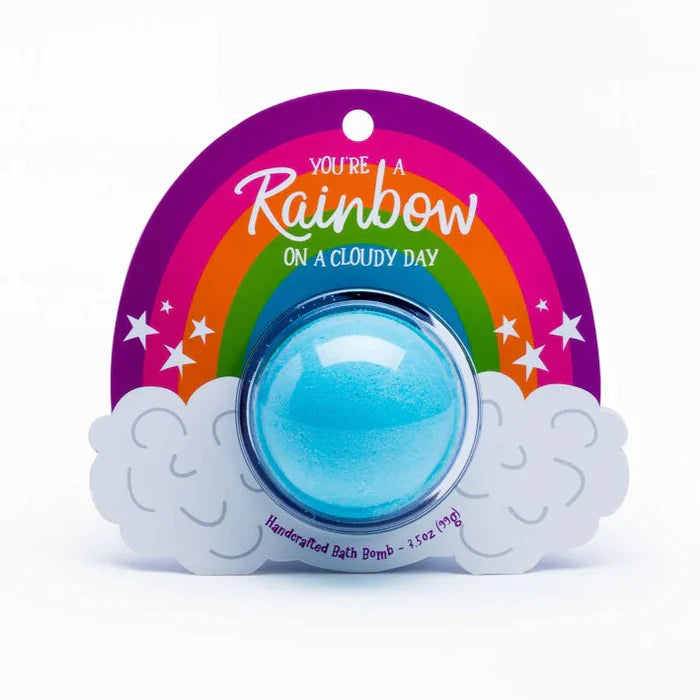You're a Rainbow on a Cloudy Day Bath Bomb Clamshell