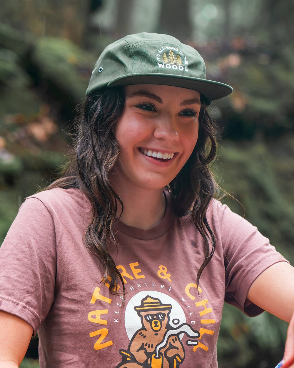 Good in the Woods Camper Hat | Olive