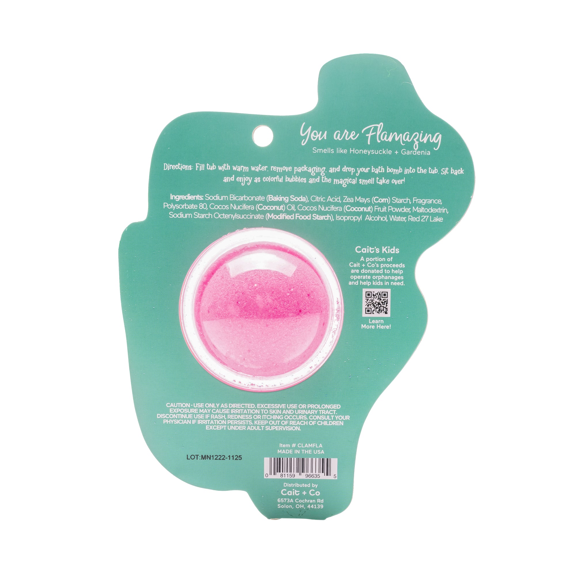 You are Flamazing Flamingo Bath Bomb Clamshell