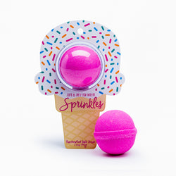 Life is Better with Sprinkles Ice Cream Bath Bomb Clamshell