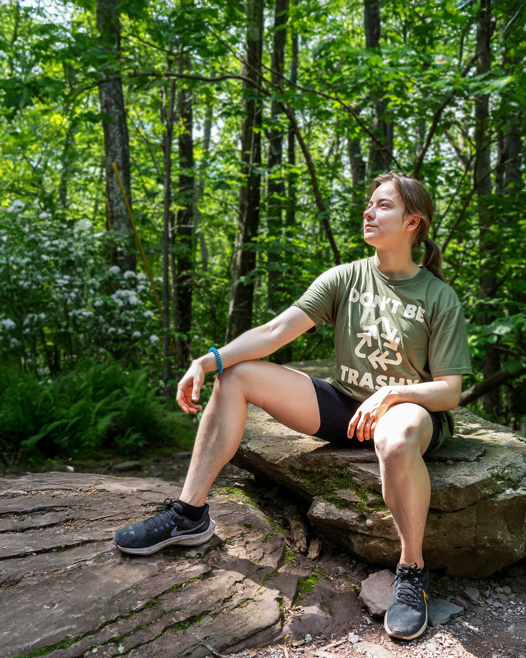 Don't Be Trashy Unisex Tee | Olive