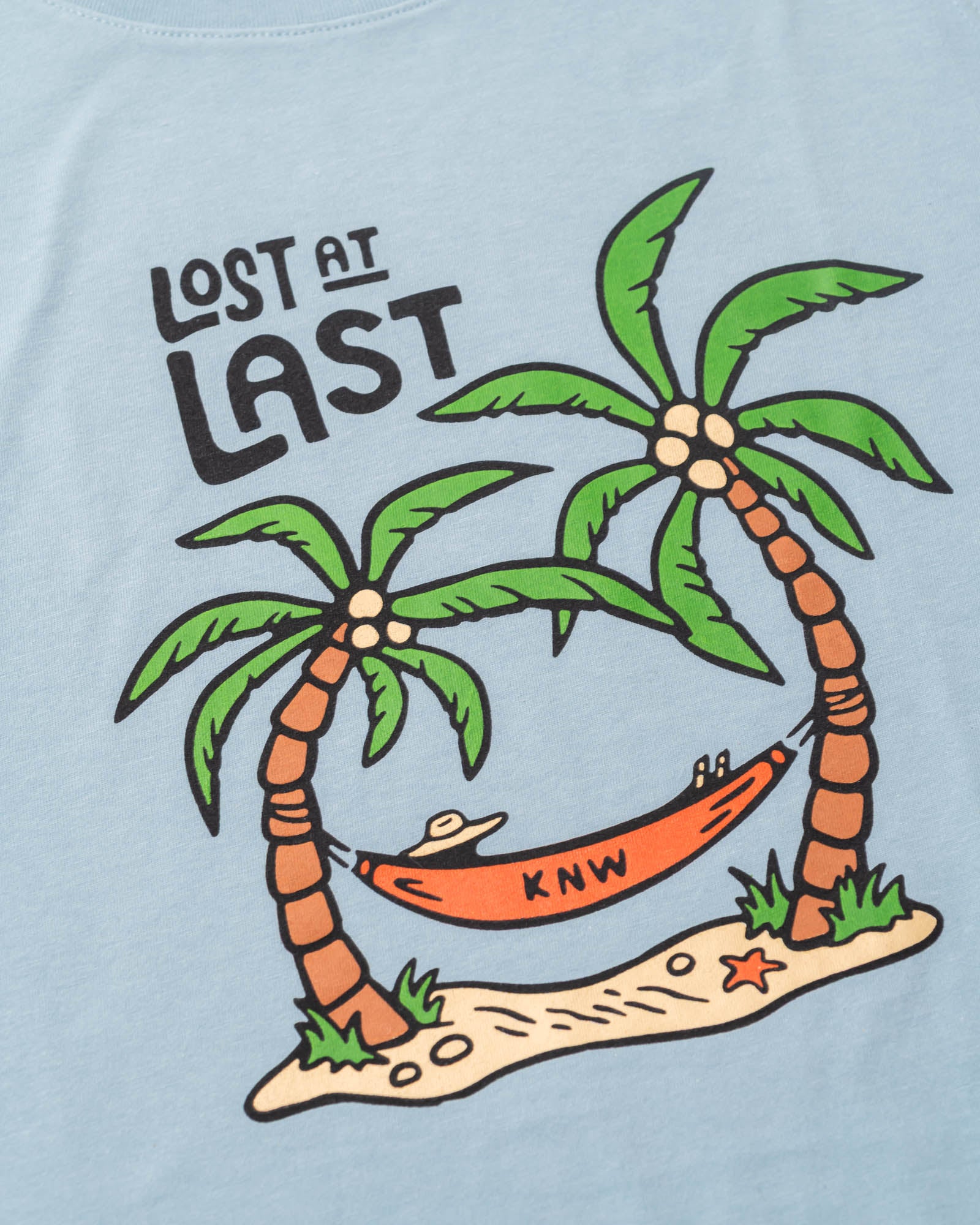 Lost at Last Palms Women's Muscle Tank | Morning Mist