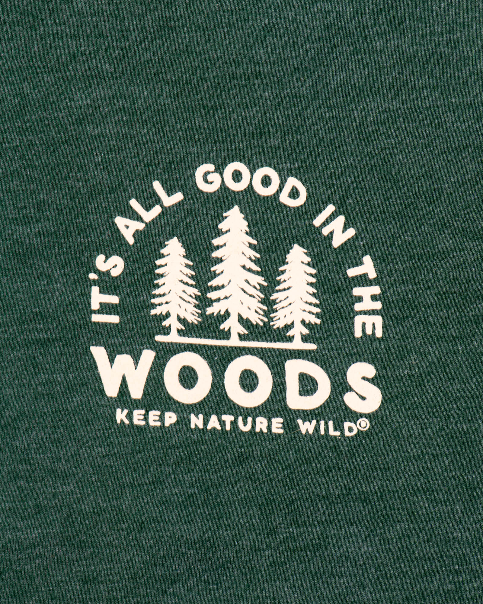 Good in the Woods Unisex Tee | Heather Forest