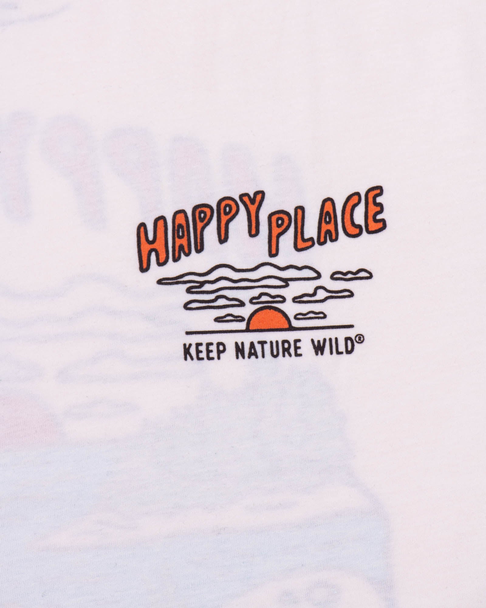 Happy Place Shoreline Unisex Tee | Natural
