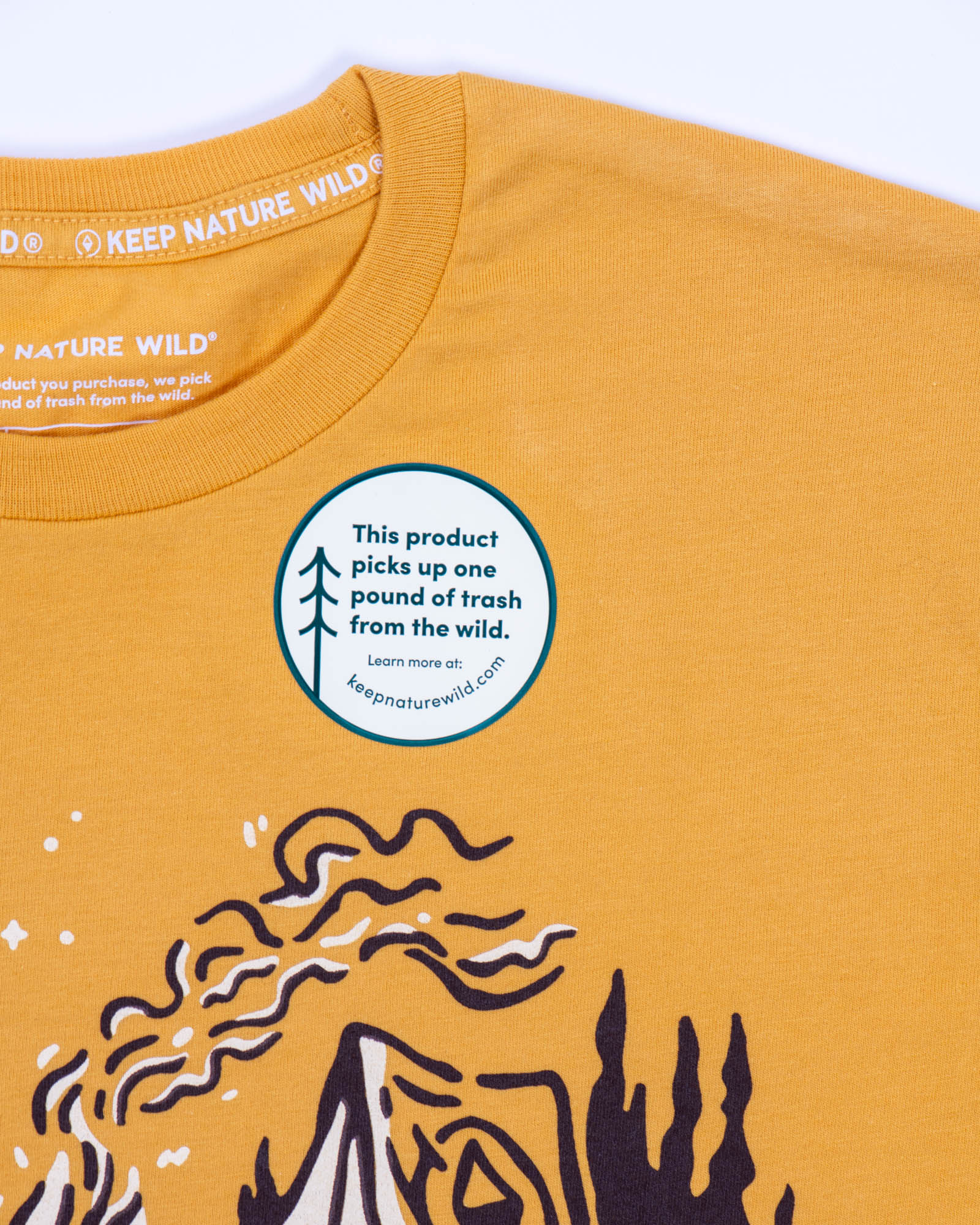 Campfire Dog Unisex Tee | Mustard