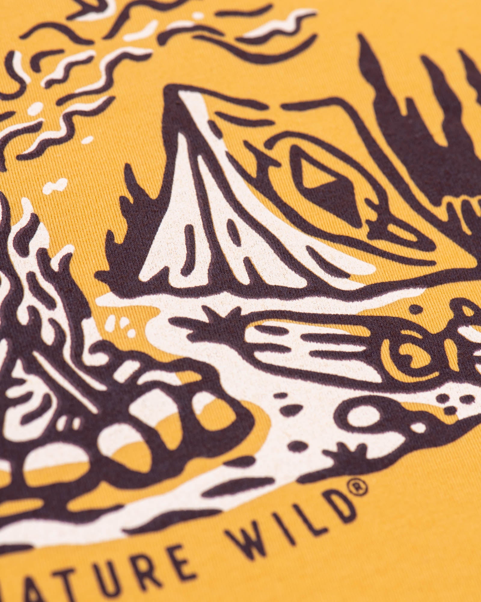 Campfire Dog Unisex Tee | Mustard