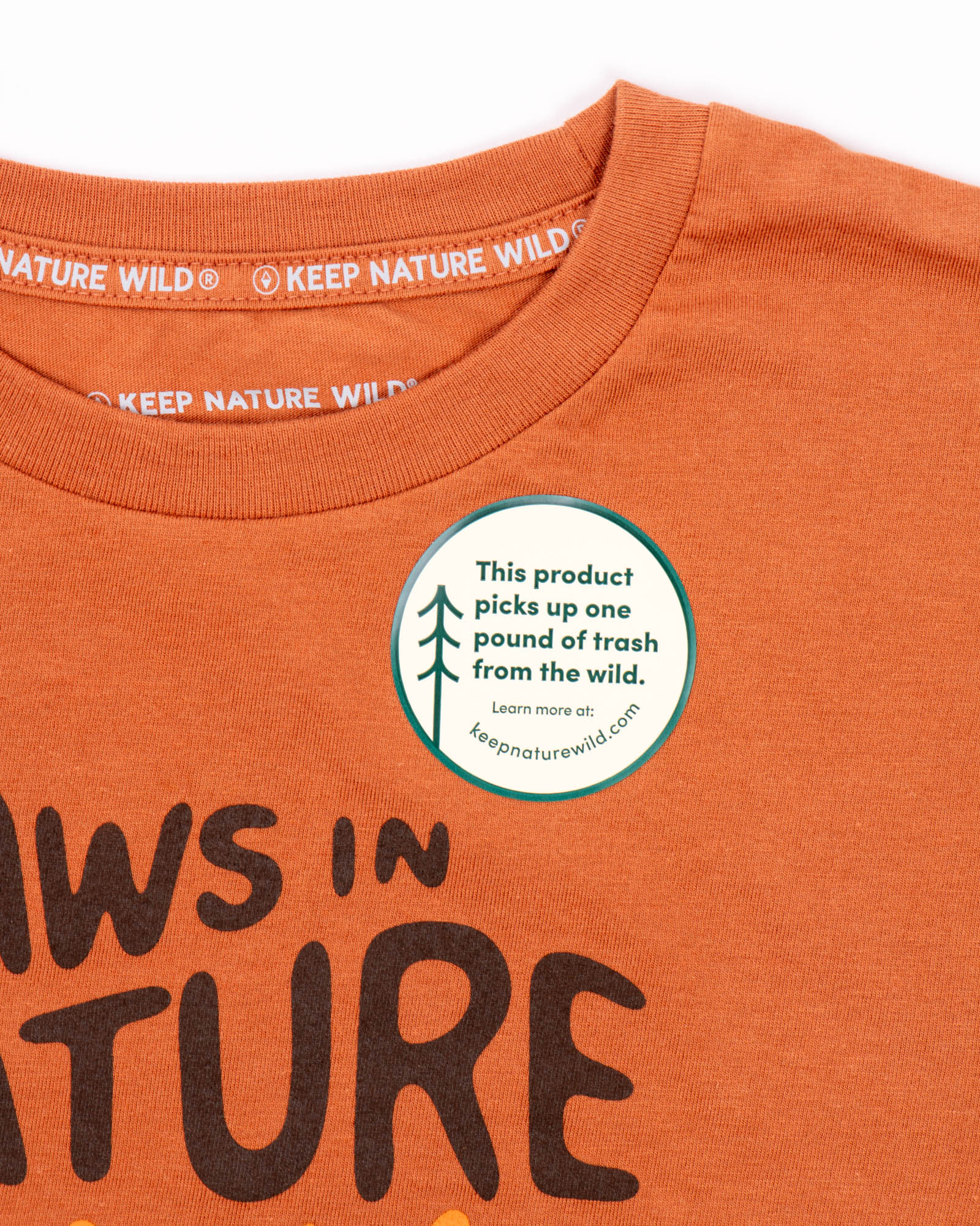 Dog Paws in Nature Unisex Tee | Redwood