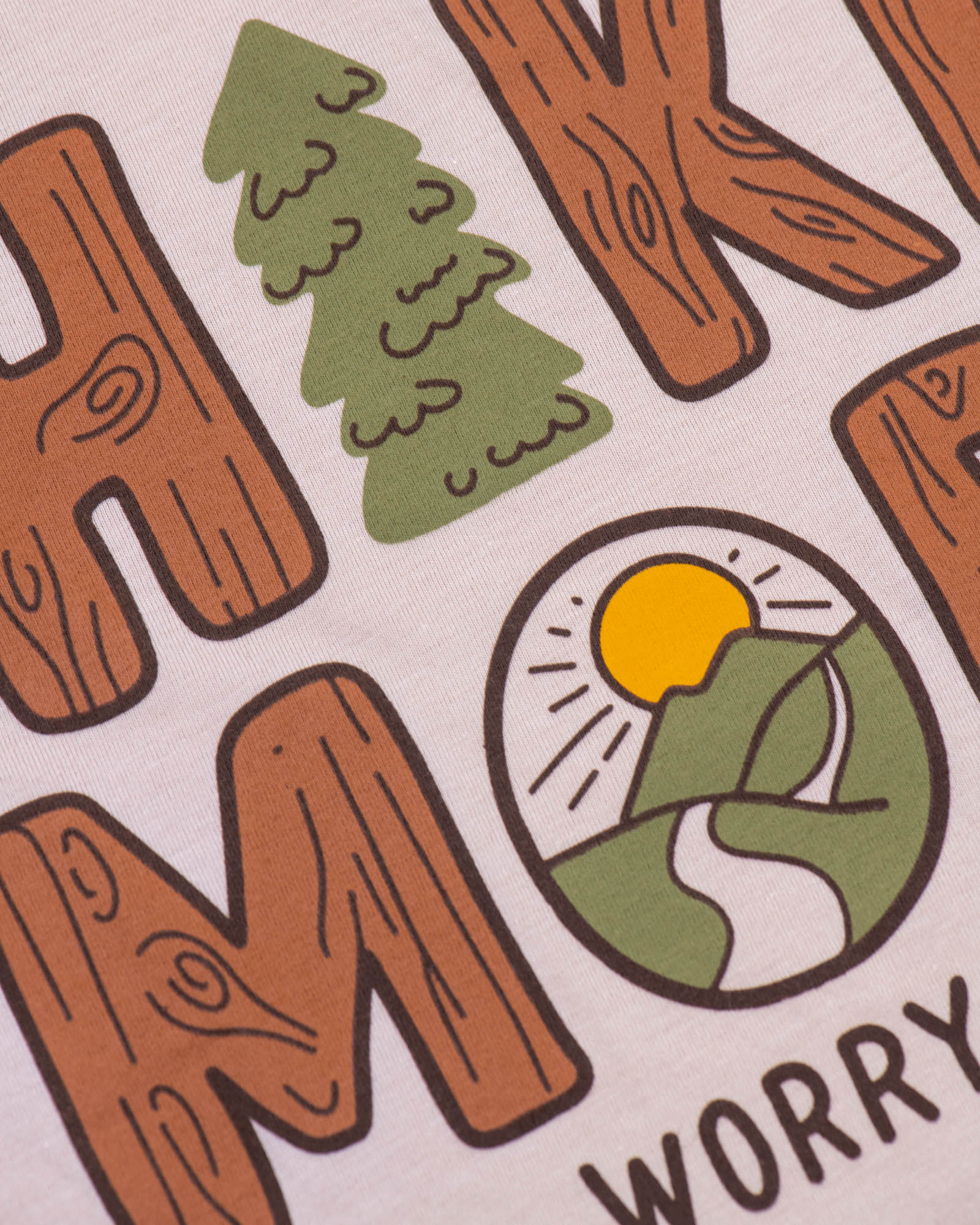 Hike More Unisex Tee | Heather Tan