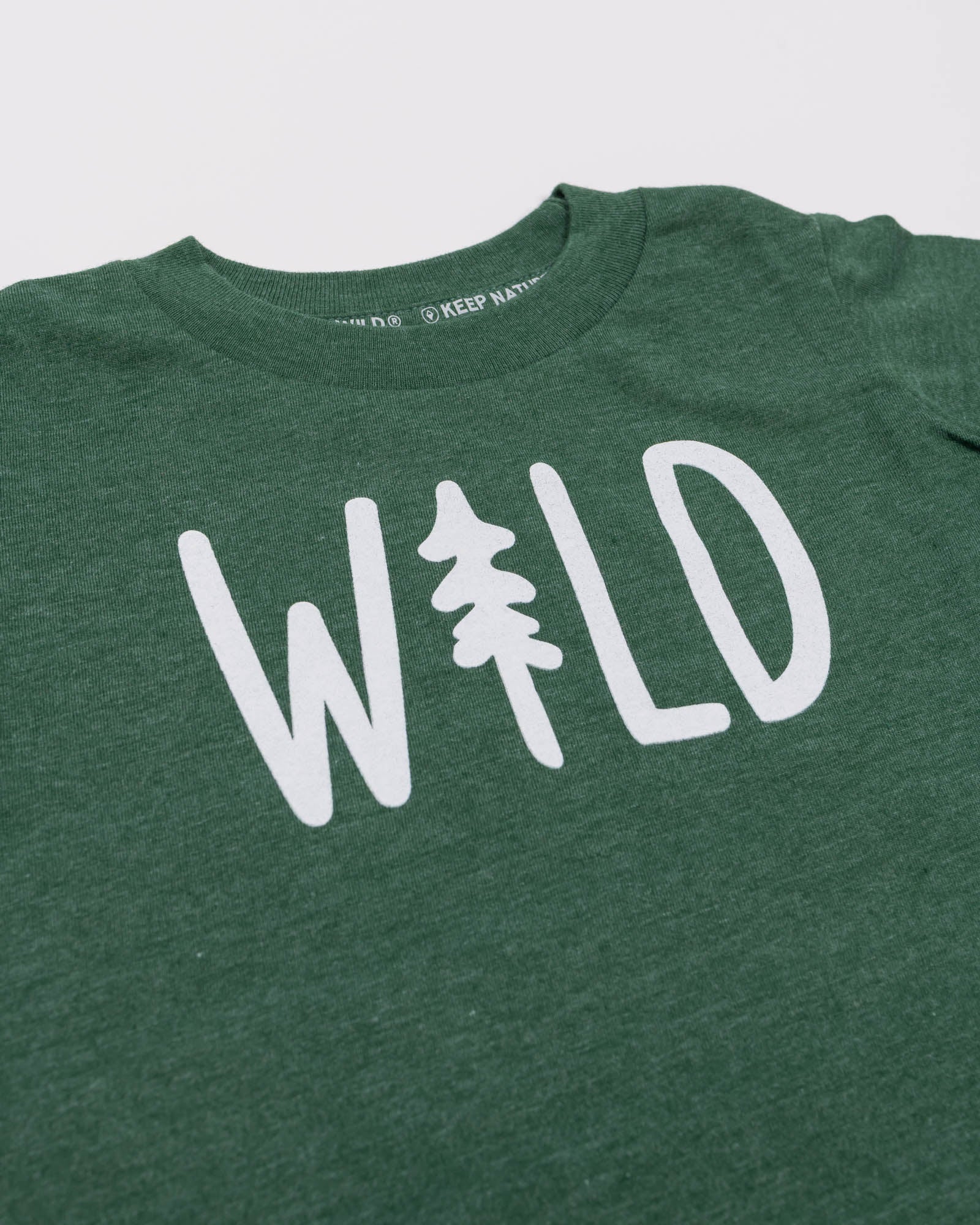 Wild Pine Toddler Tee | Heather Forest