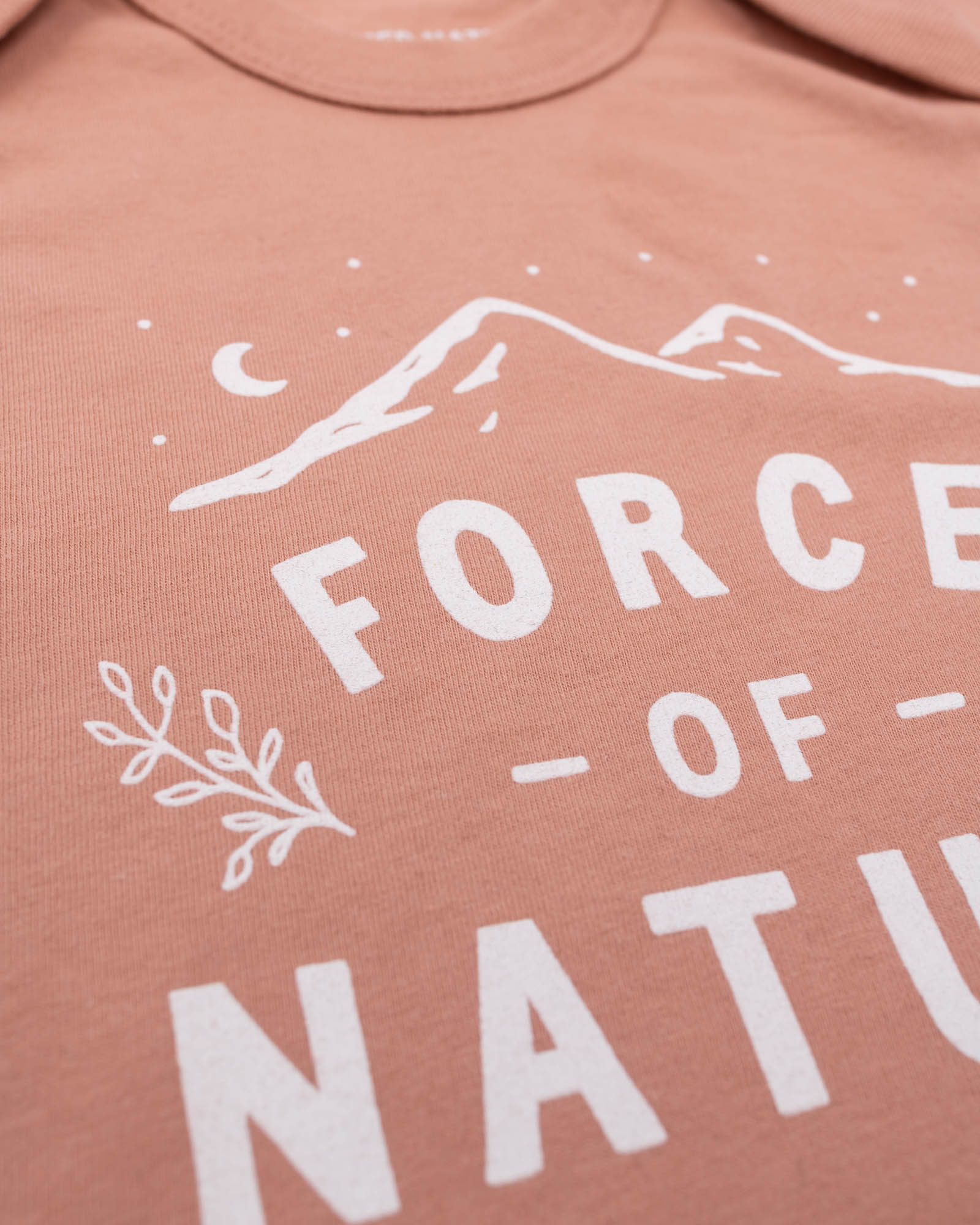 Force of Nature Baby Bodysuit | Canyon Rose