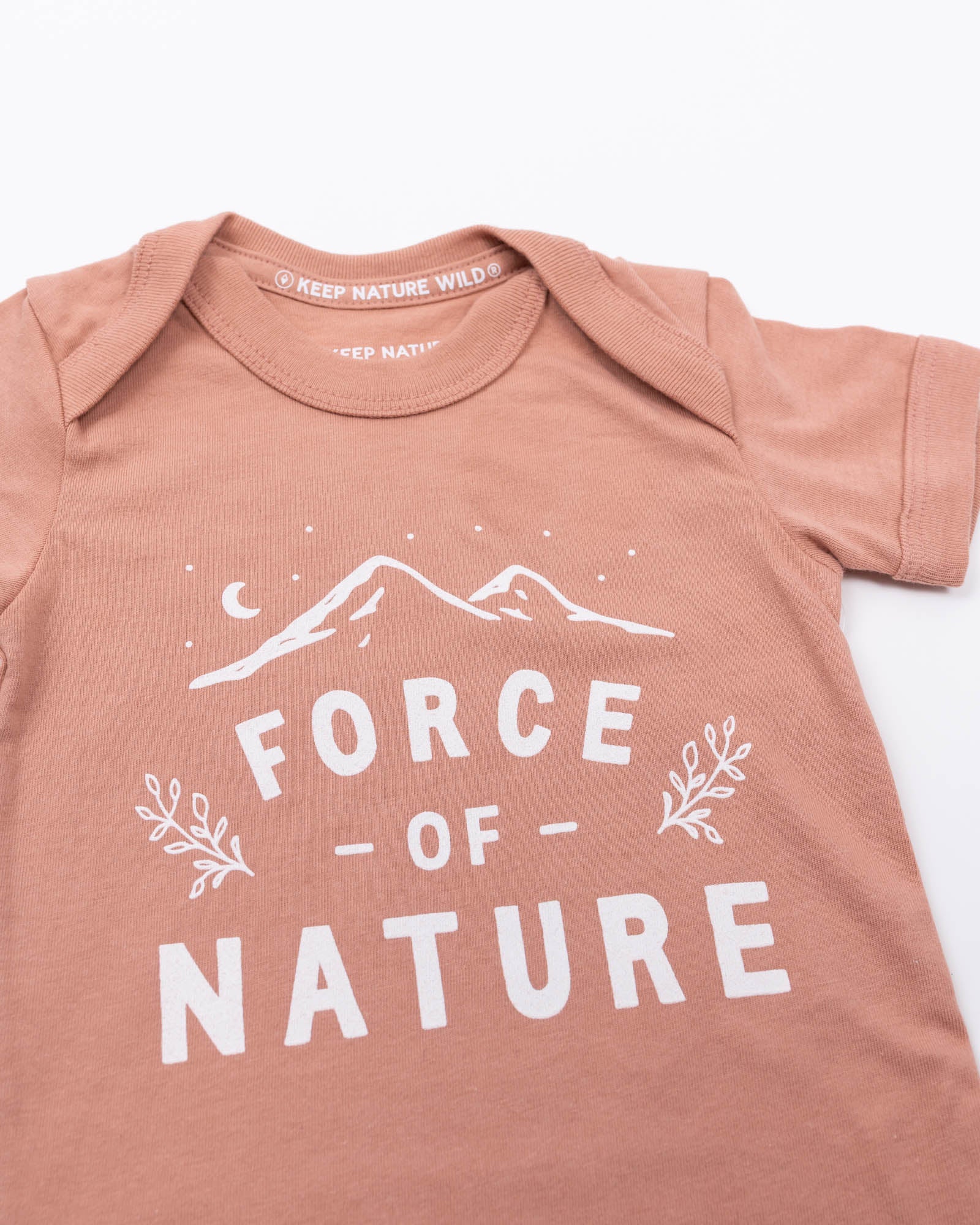 Force of Nature Baby Bodysuit | Canyon Rose