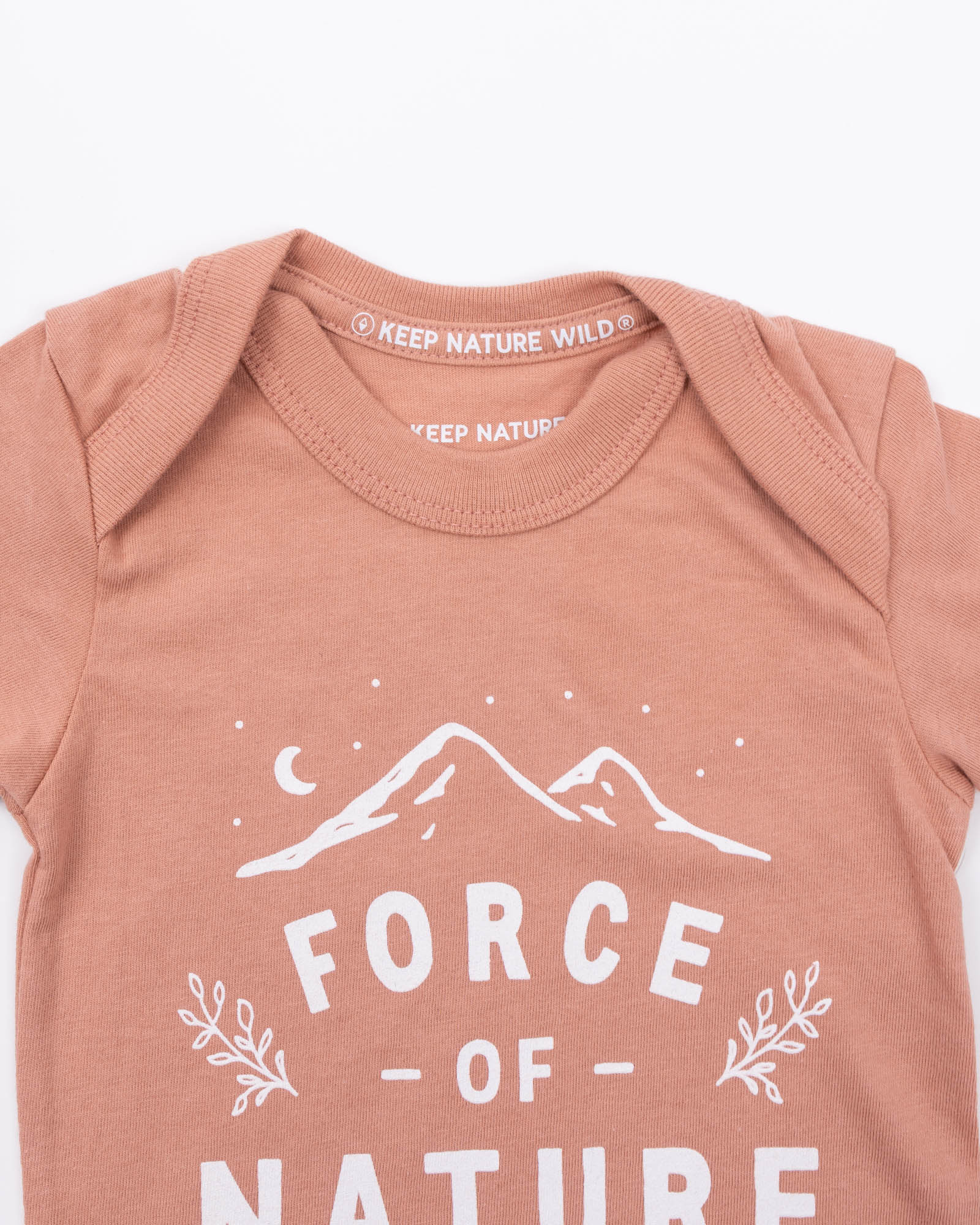 Force of Nature Baby Bodysuit | Canyon Rose