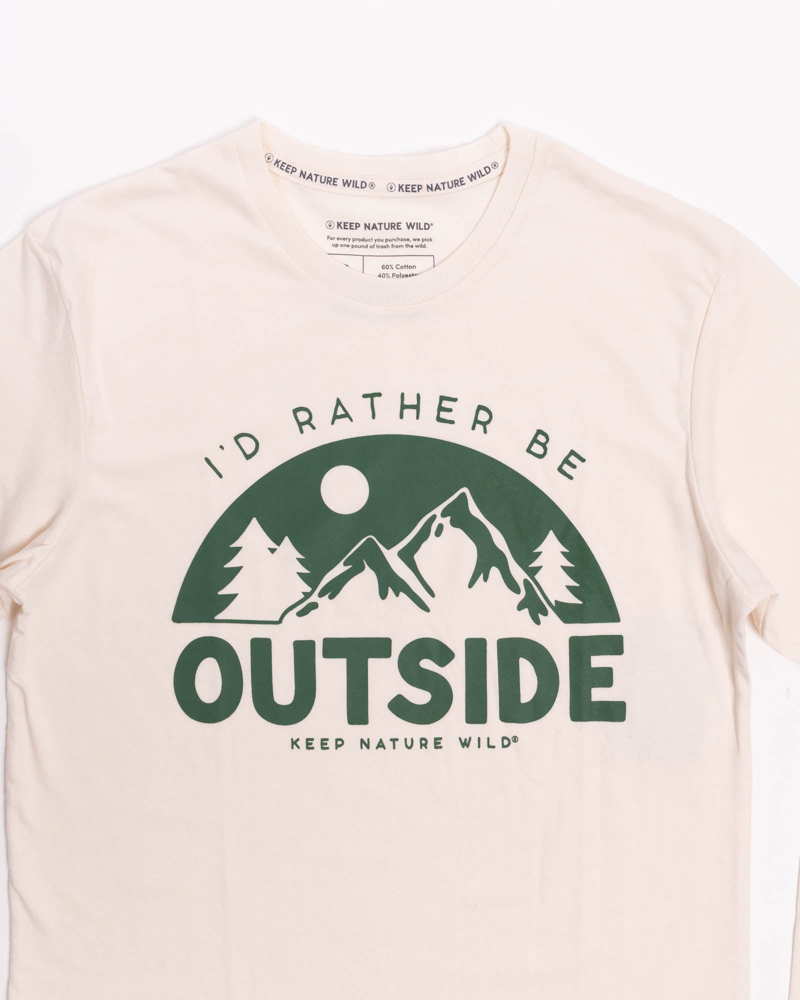 Be Outside Unisex Long Sleeve Tee | Natural