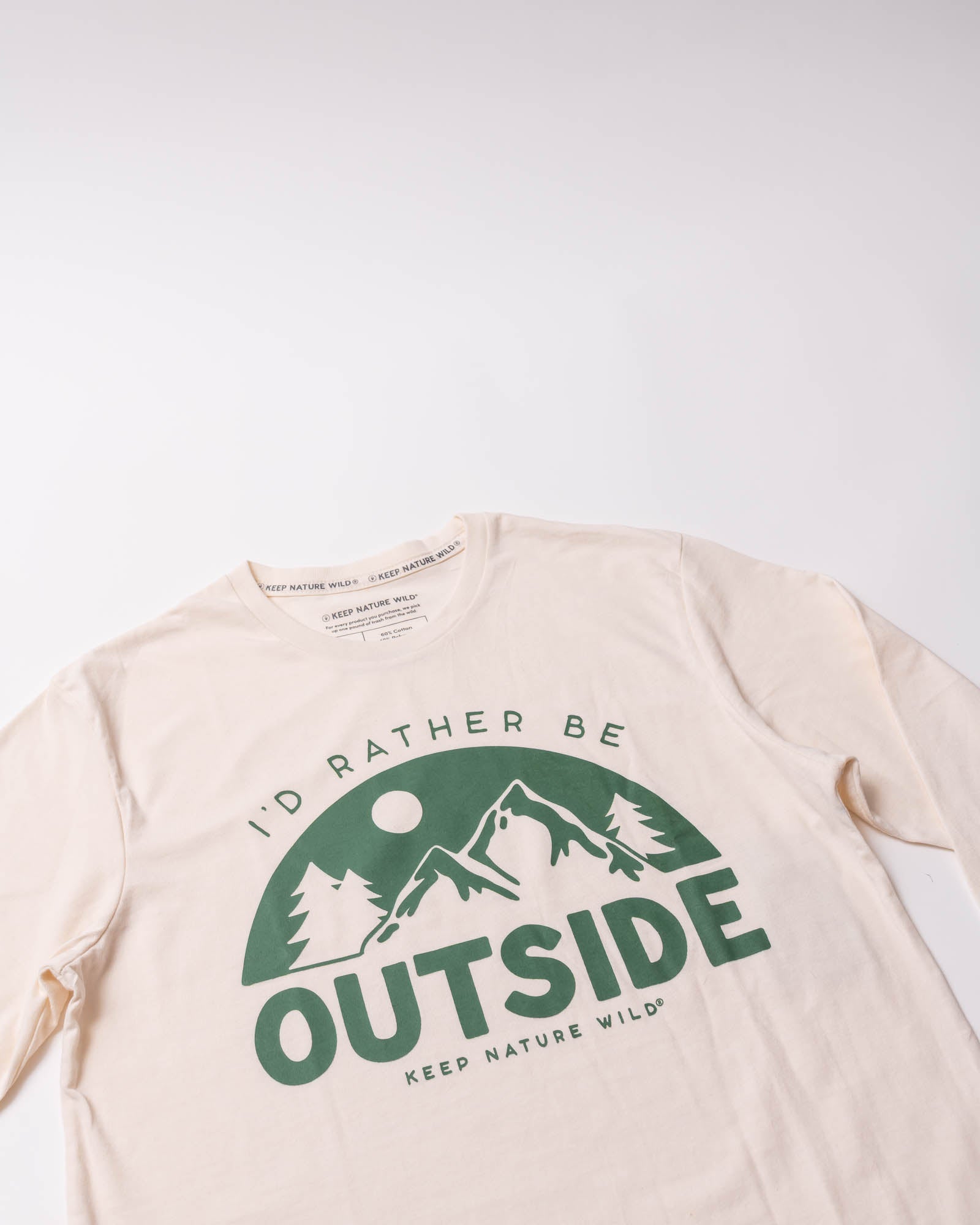 Be Outside Unisex Long Sleeve Tee | Natural
