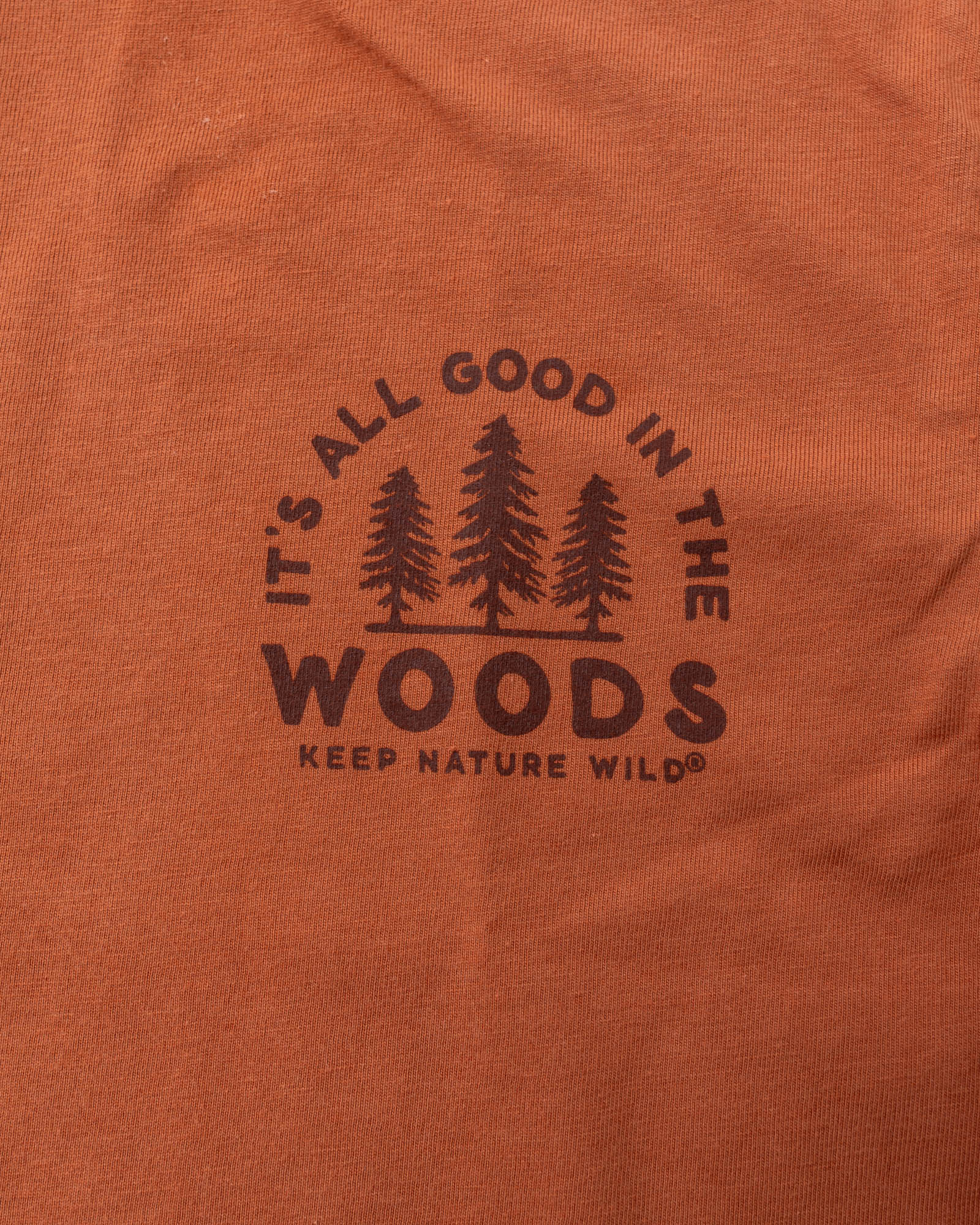Good in the Woods Unisex Long Sleeve Tee | Redwood