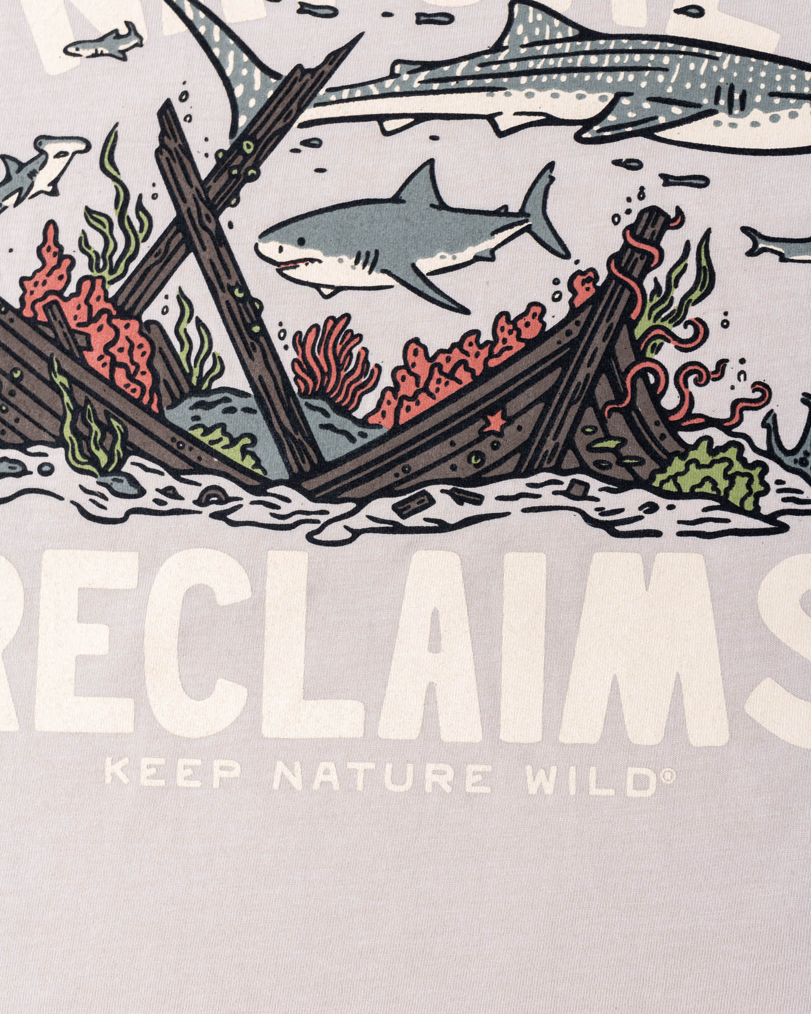 Nature Reclaims Unisex Tee | Heather Tan