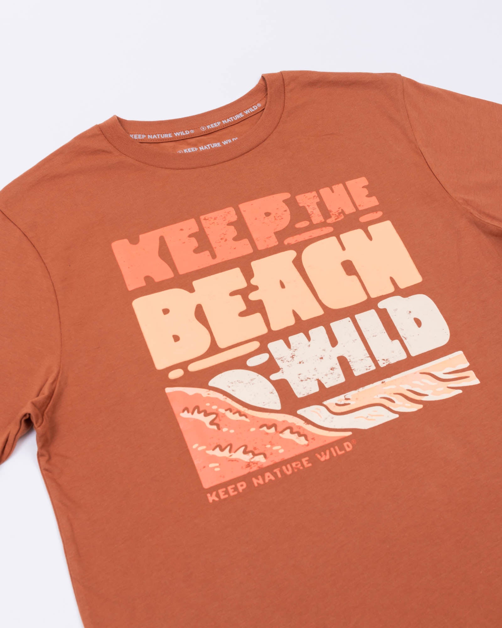 Keep Beaches Wild Unisex Tee | Redwood