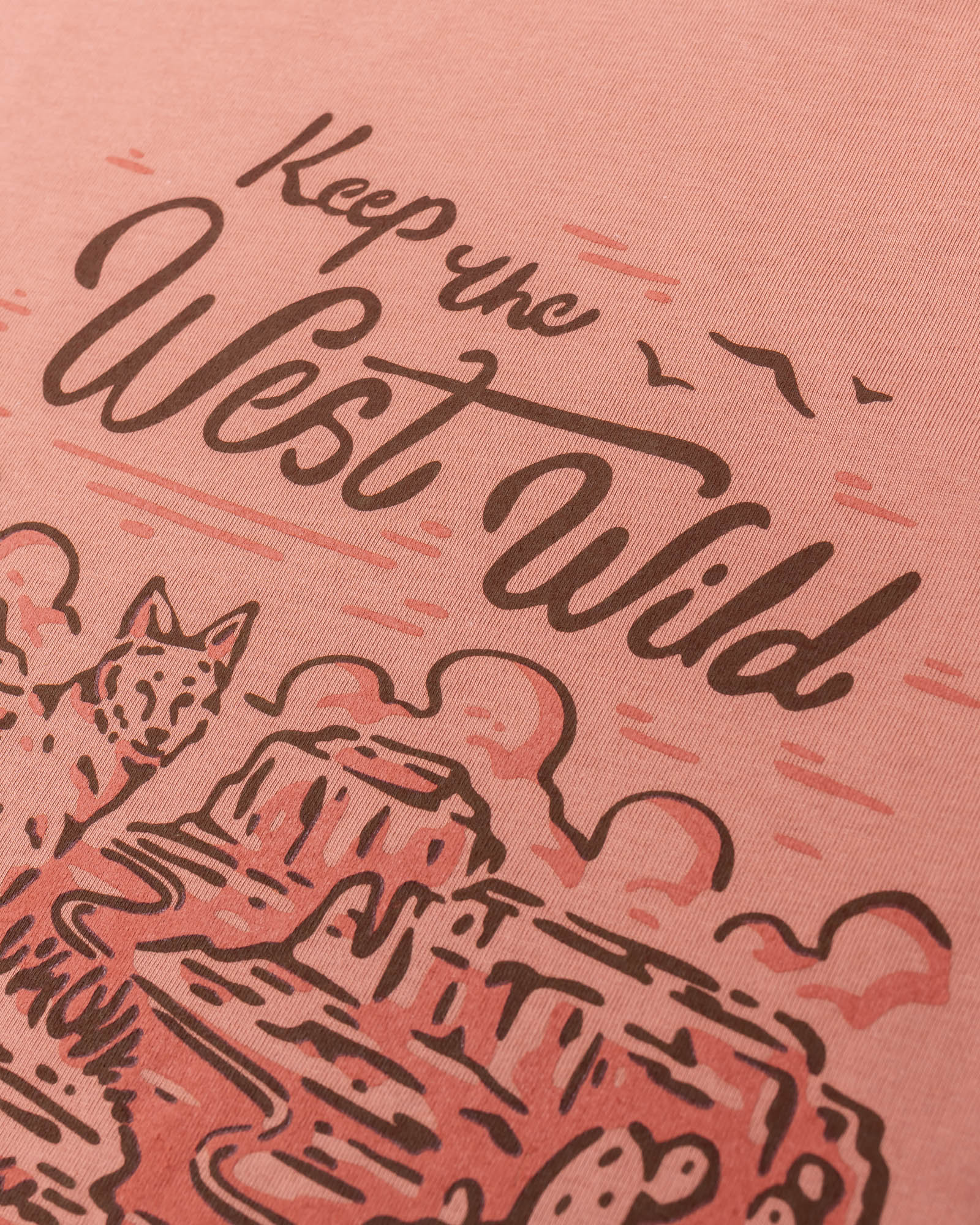 Keep The West Wild Unisex Tee | Canyon Rose