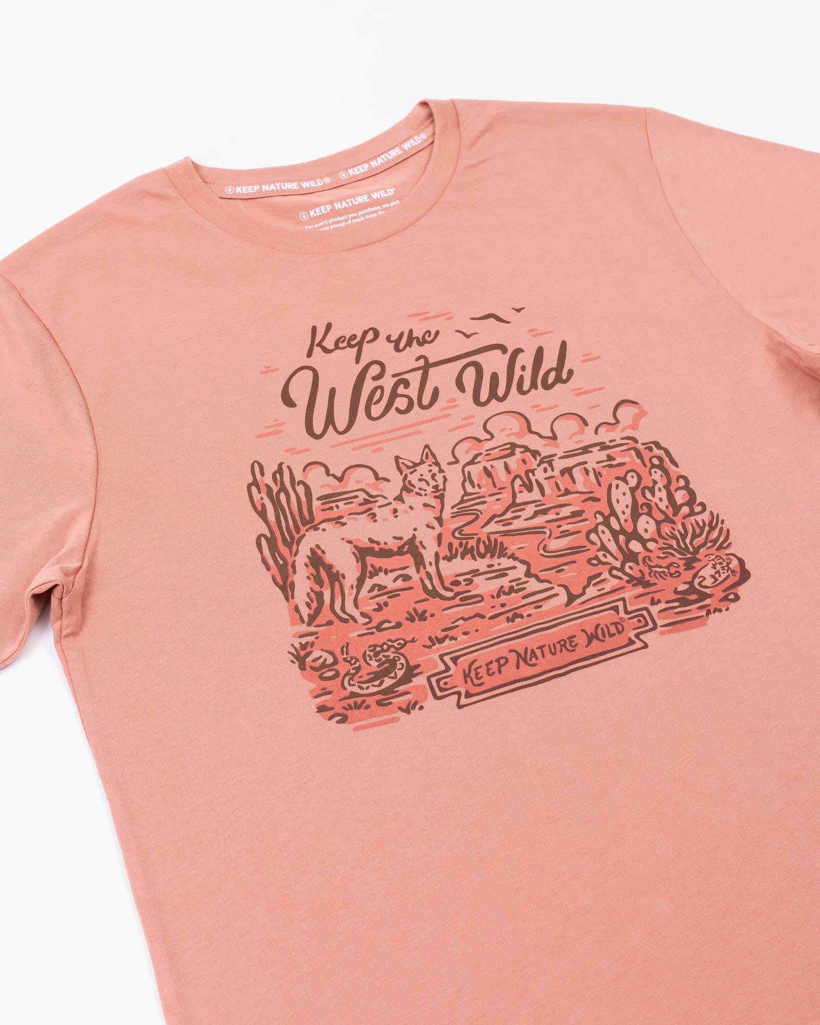 Keep The West Wild Unisex Tee | Canyon Rose