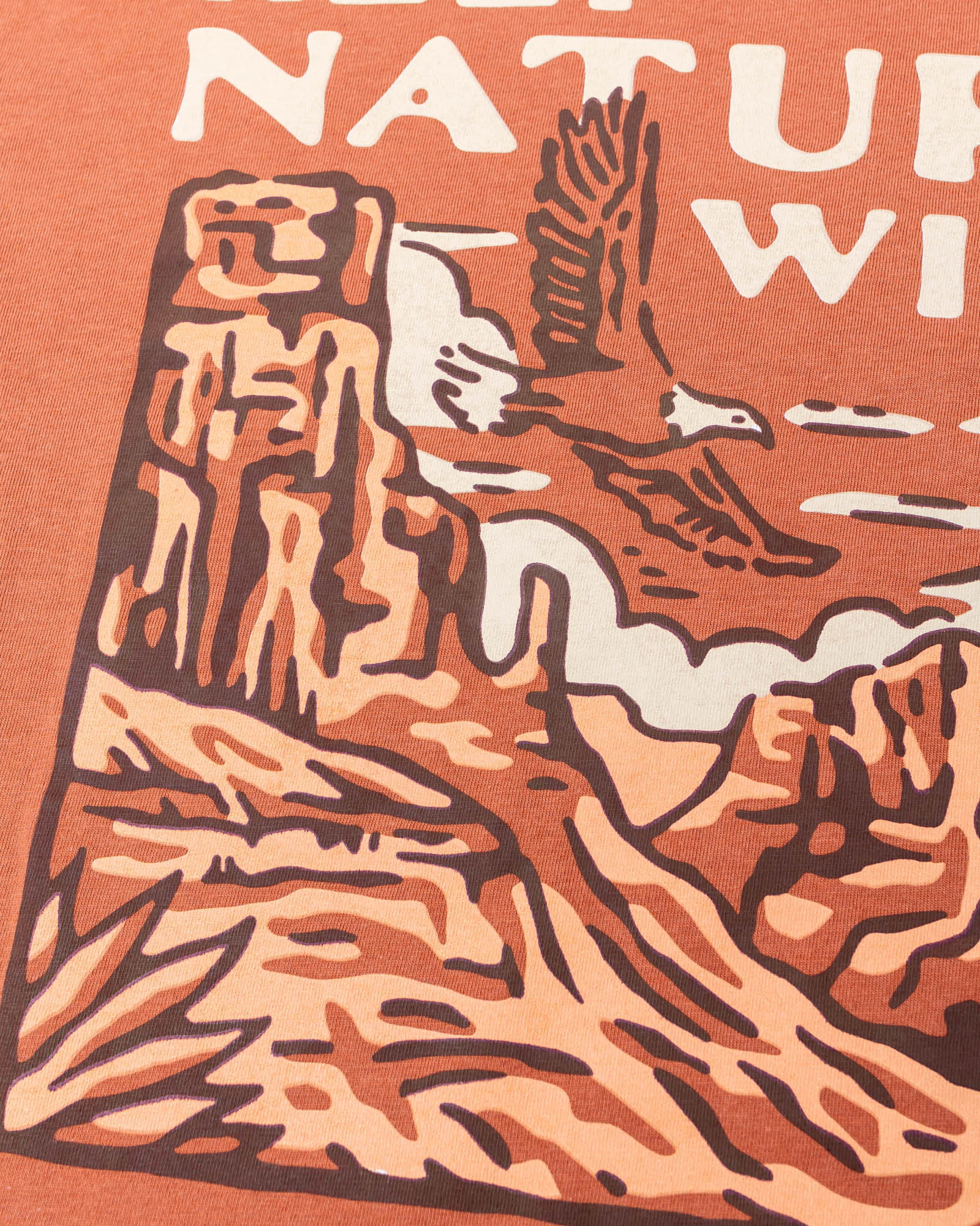 Wild Canyon Unisex Tee | Redwood