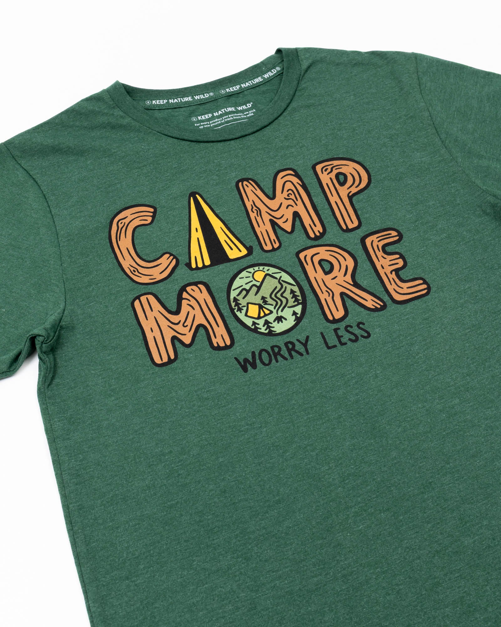 Camp More Unisex Tee | Heather Forest