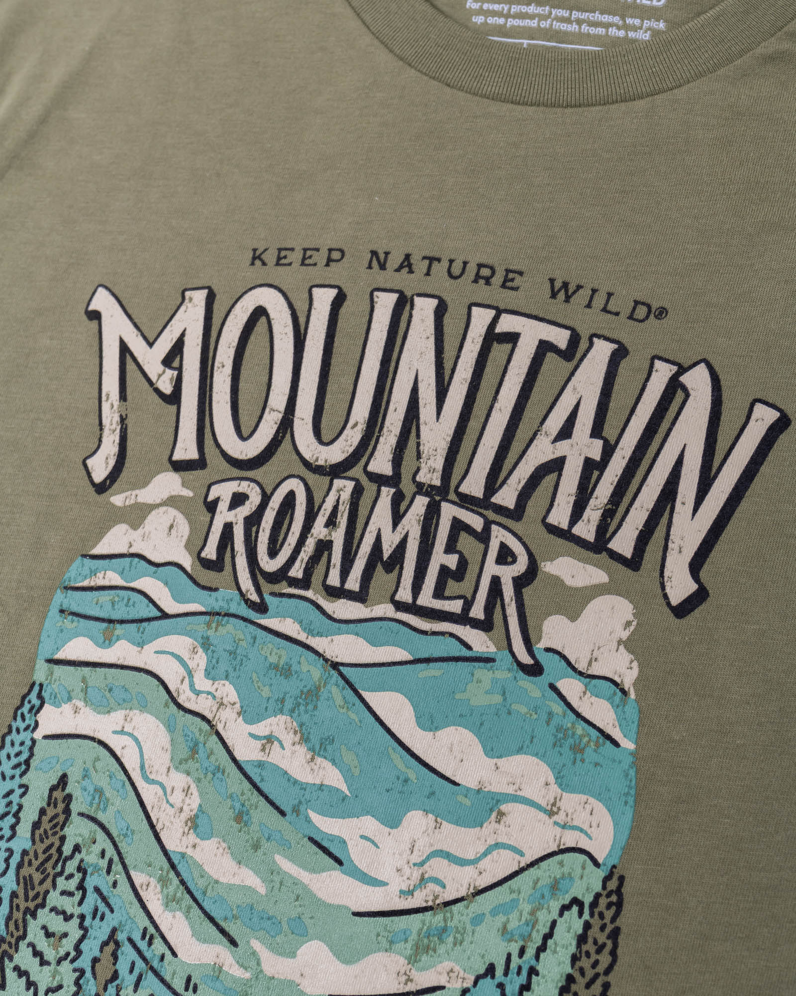 Mountain Roamer Unisex Tee | Olive