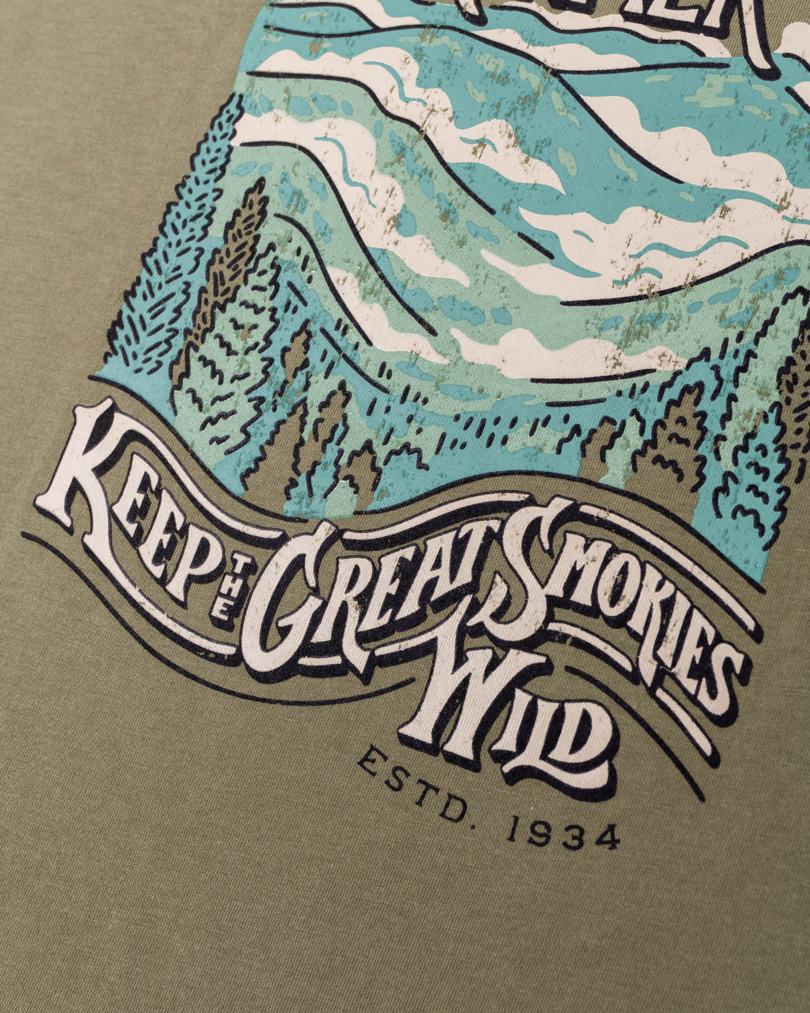 Mountain Roamer Unisex Tee | Olive