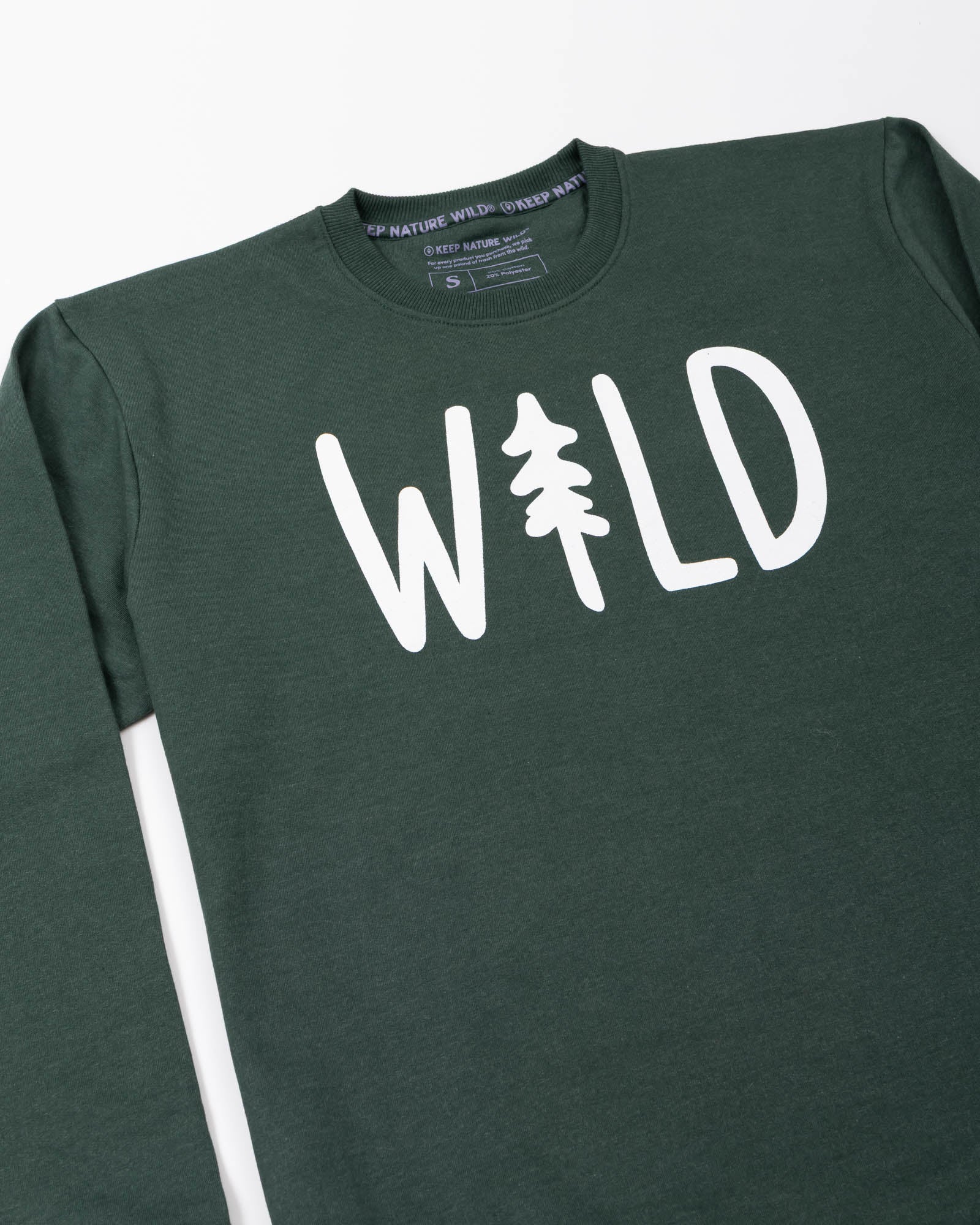 Wild Pine Crewneck Sweatshirt | Heather Forest