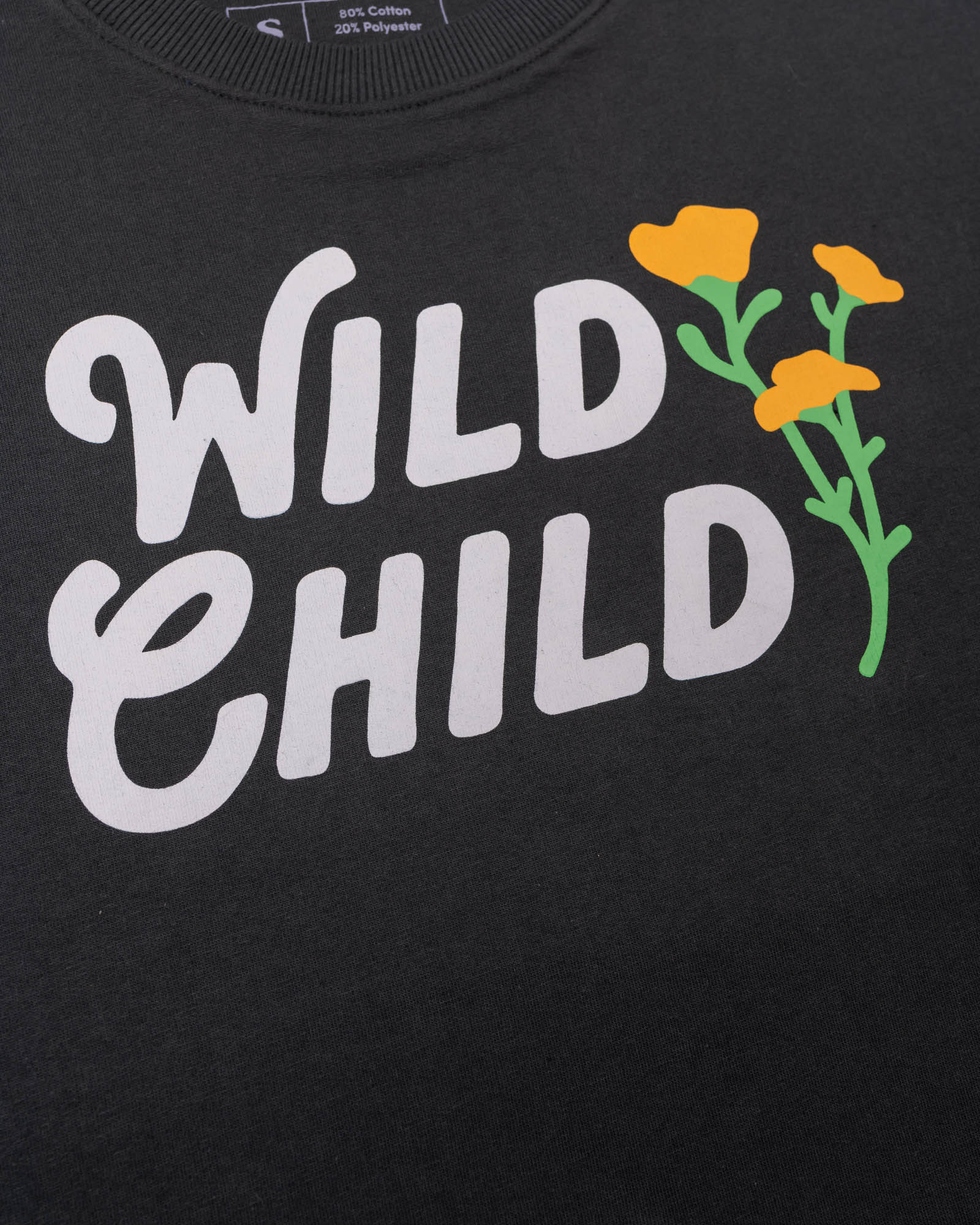 Wild Child Crewneck Sweatshirt | Coal