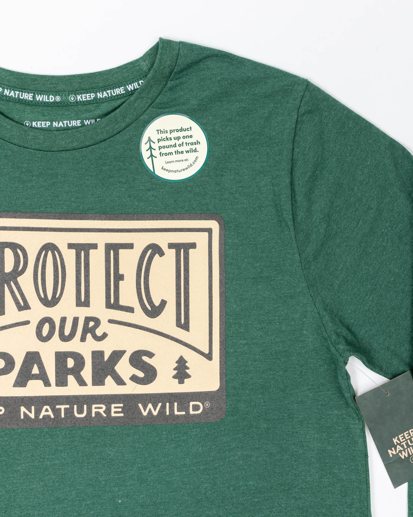 Protect Our Parks Unisex Long Sleeve Shirt | Heather Forest