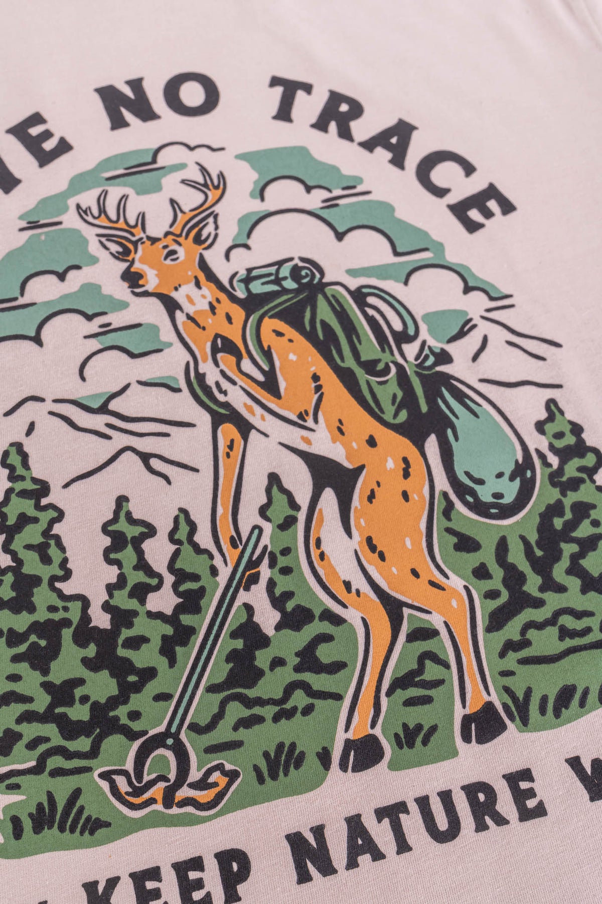Leave No Trace By KNW | Unisex Tee | Heather Tan