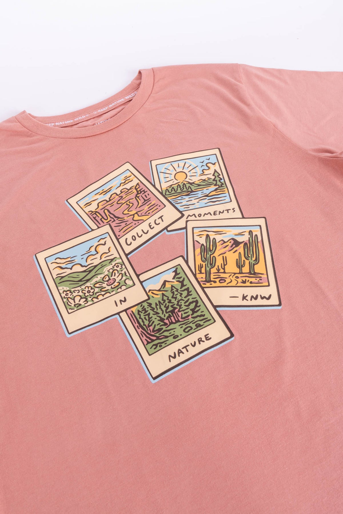 Collect Moments in Nature | Unisex Tee | Canyon Rose