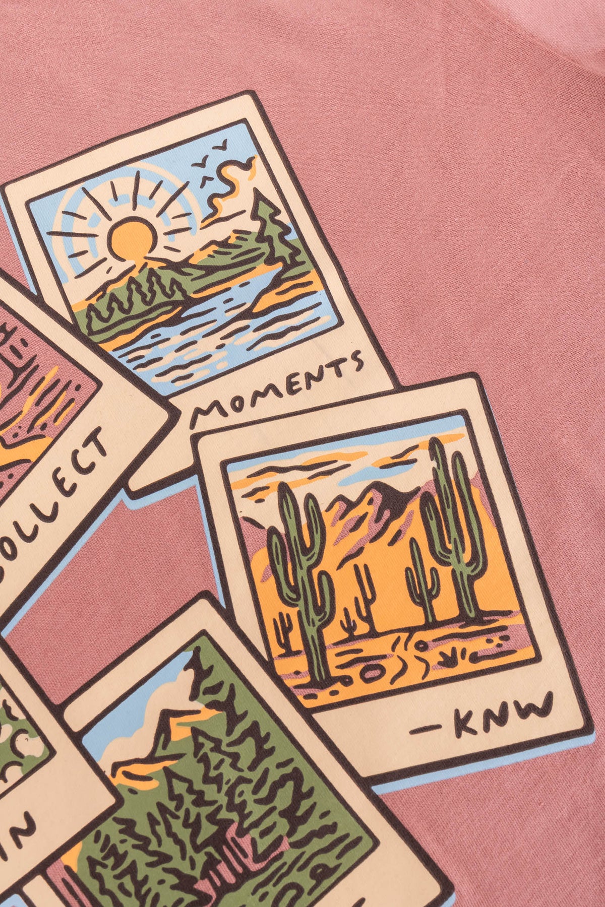 Collect Moments in Nature | Unisex Tee | Canyon Rose